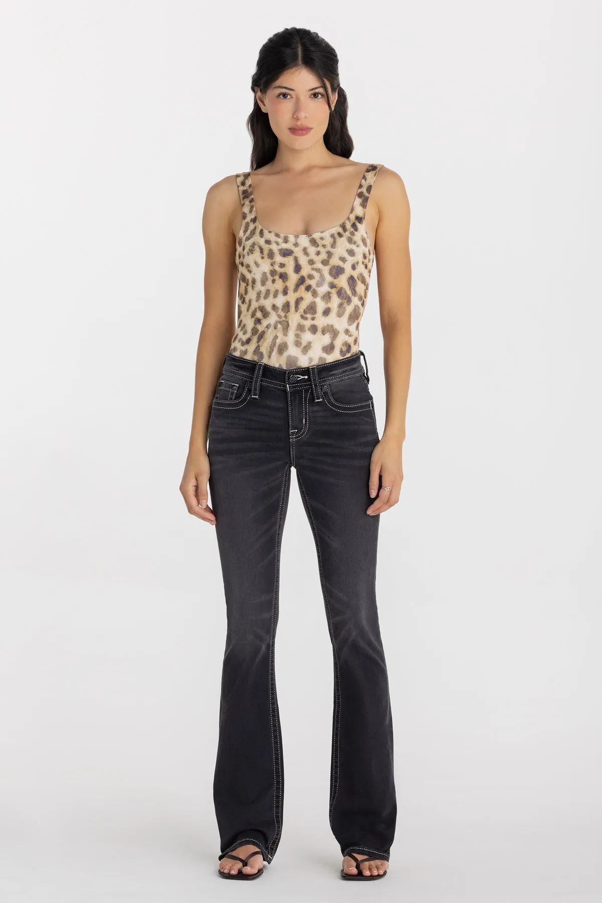 Ziven Wing Stitched Bootcut Jeans sold by Miss Me product image thumbnail 2