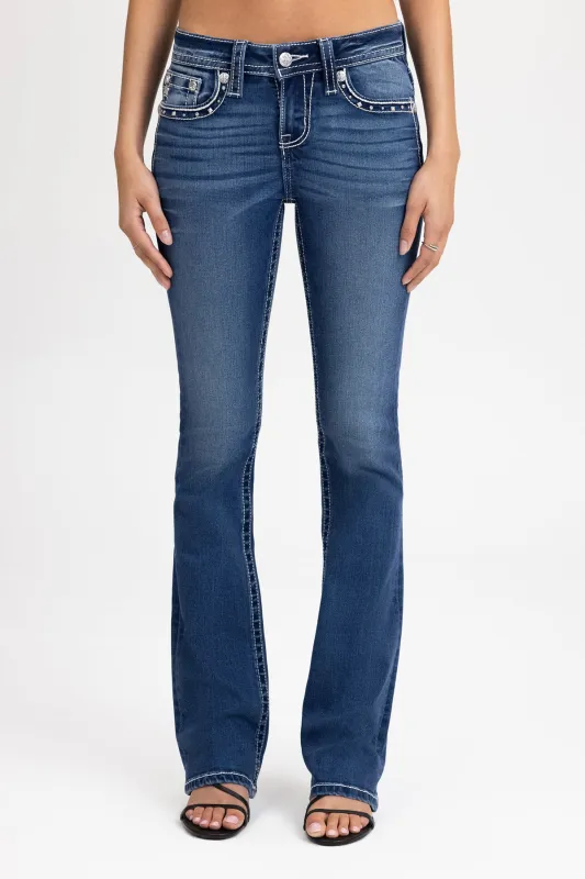 Everly Studded Bootcut Jeans sold by Miss Me