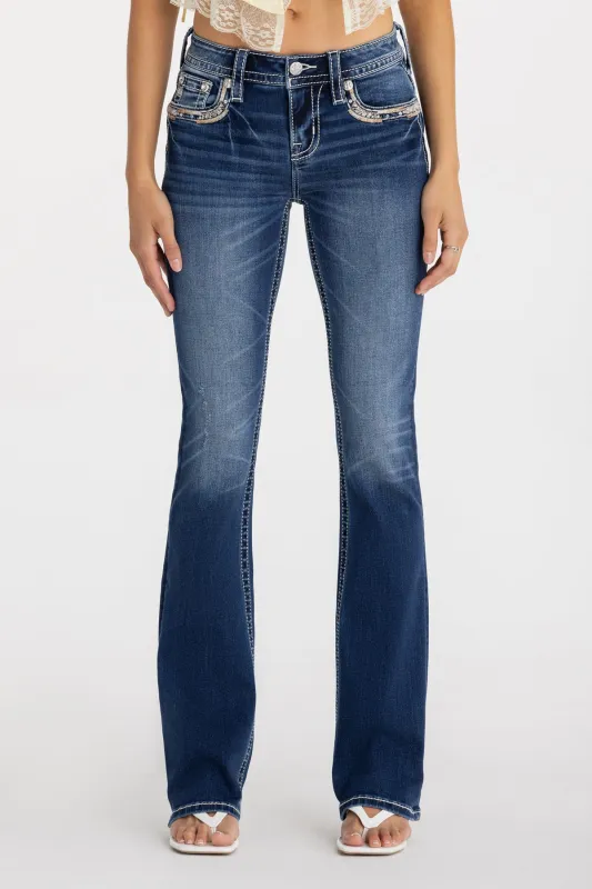 Cheyenne Border Bootcut Jeans sold by Miss Me
