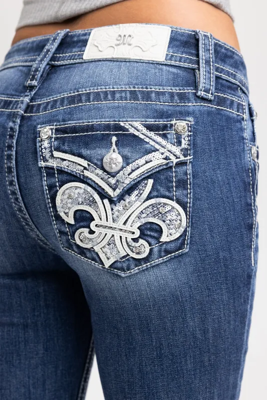 Vera Fleur Bootcut Jeans sold by Miss Me