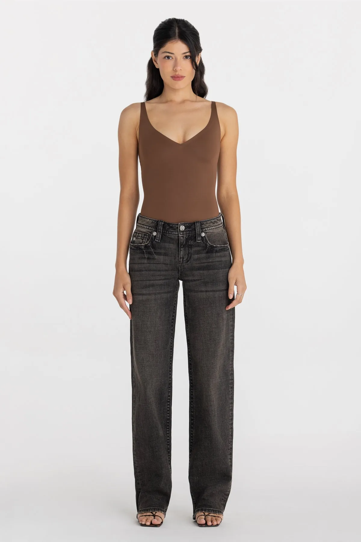 Sedona Border Stitched Slim Wide sold by Miss Me product image thumbnail 2