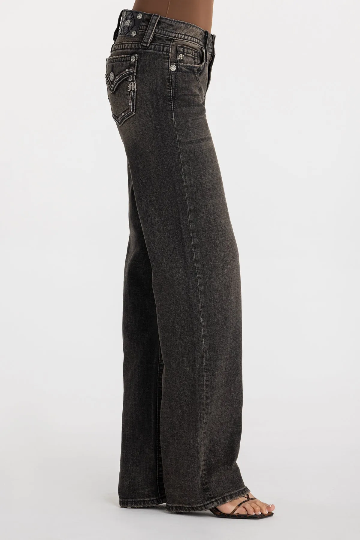 Sedona Border Stitched Slim Wide sold by Miss Me product image thumbnail 5