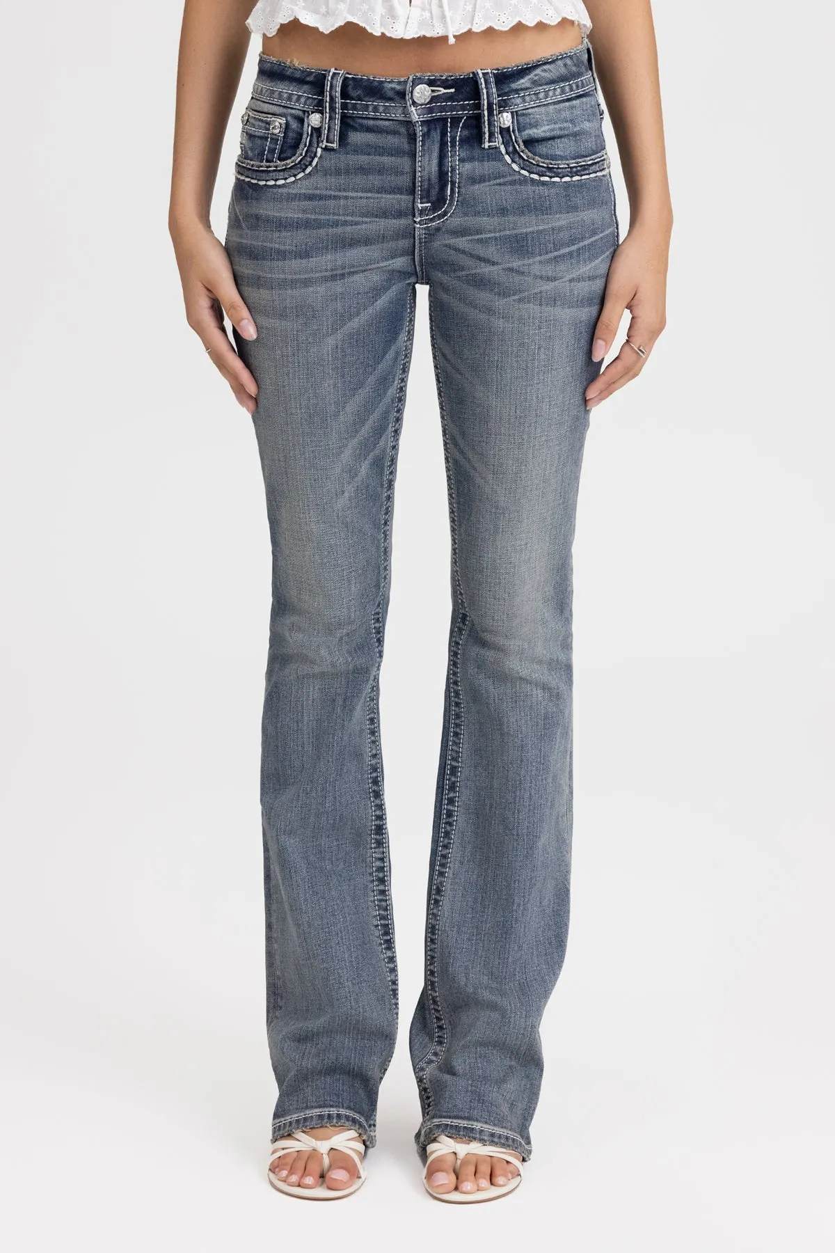 Sloane Stitched Bootcut Jeans sold by Miss Me product image thumbnail 2
