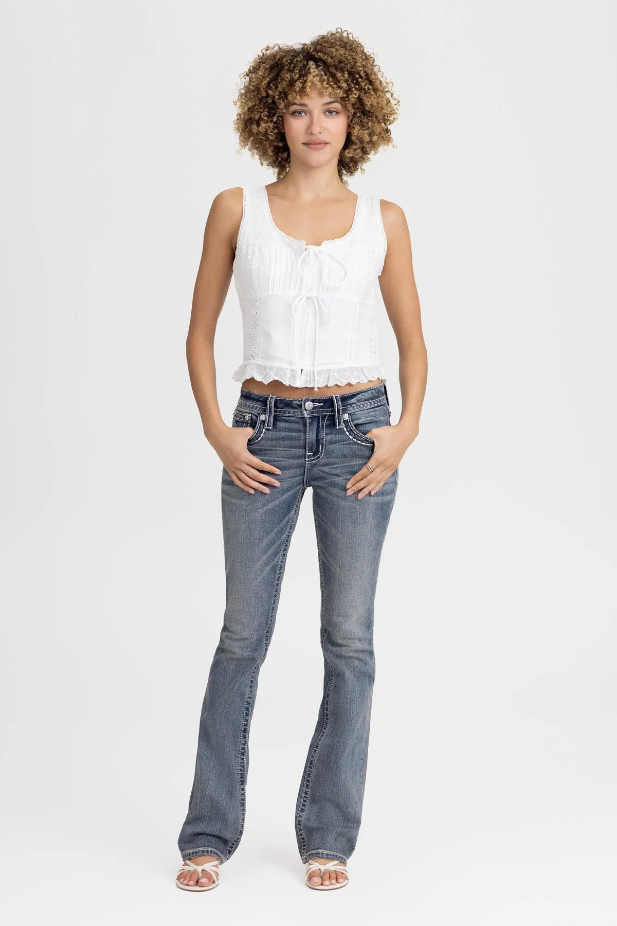 Sloane Stitched Bootcut Jeans sold by Miss Me product image thumbnail 5