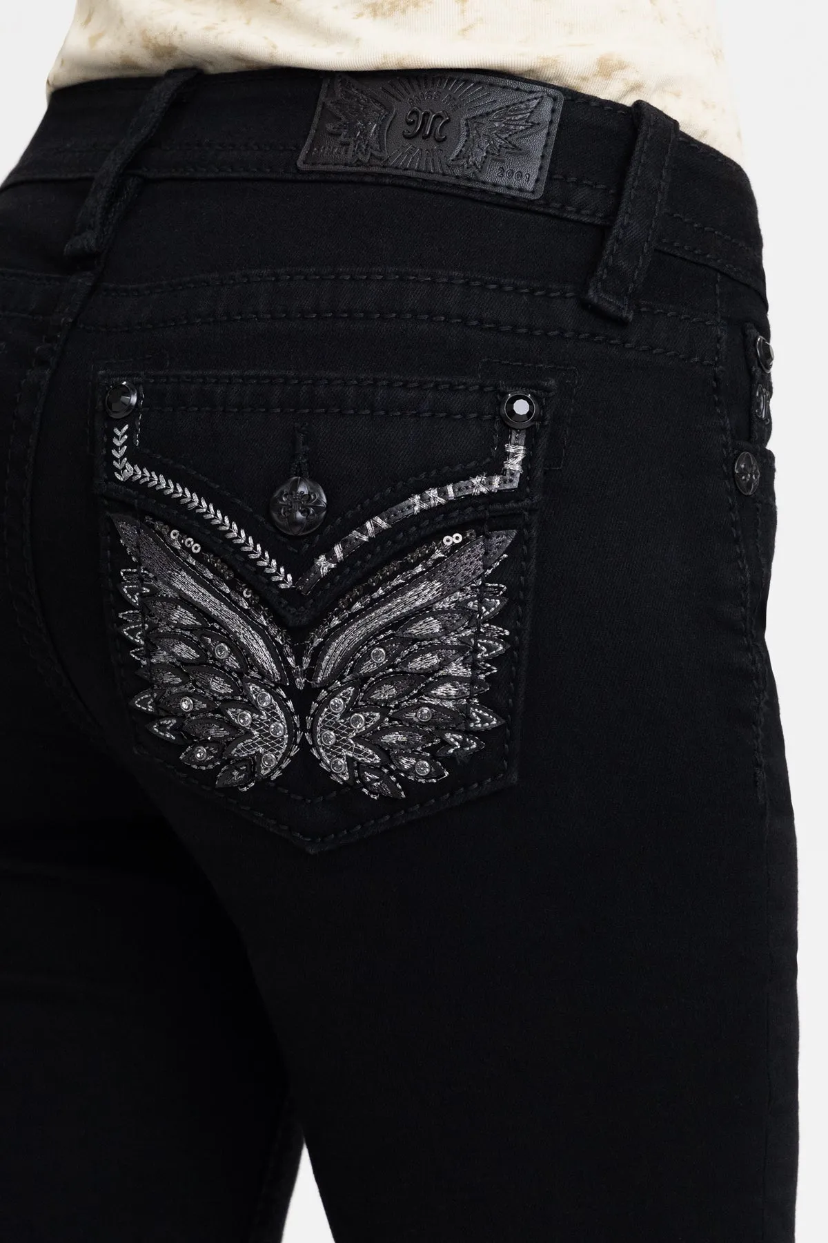 Eclipse Wings Skinny Jeans sold by Miss Me product image thumbnail 2