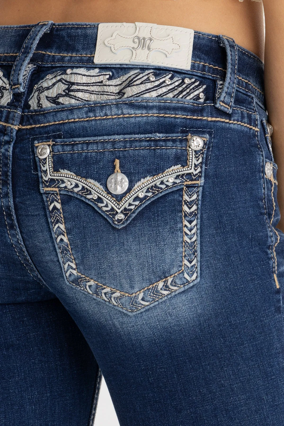 Erella Border Bootcut Jeans sold by Miss Me