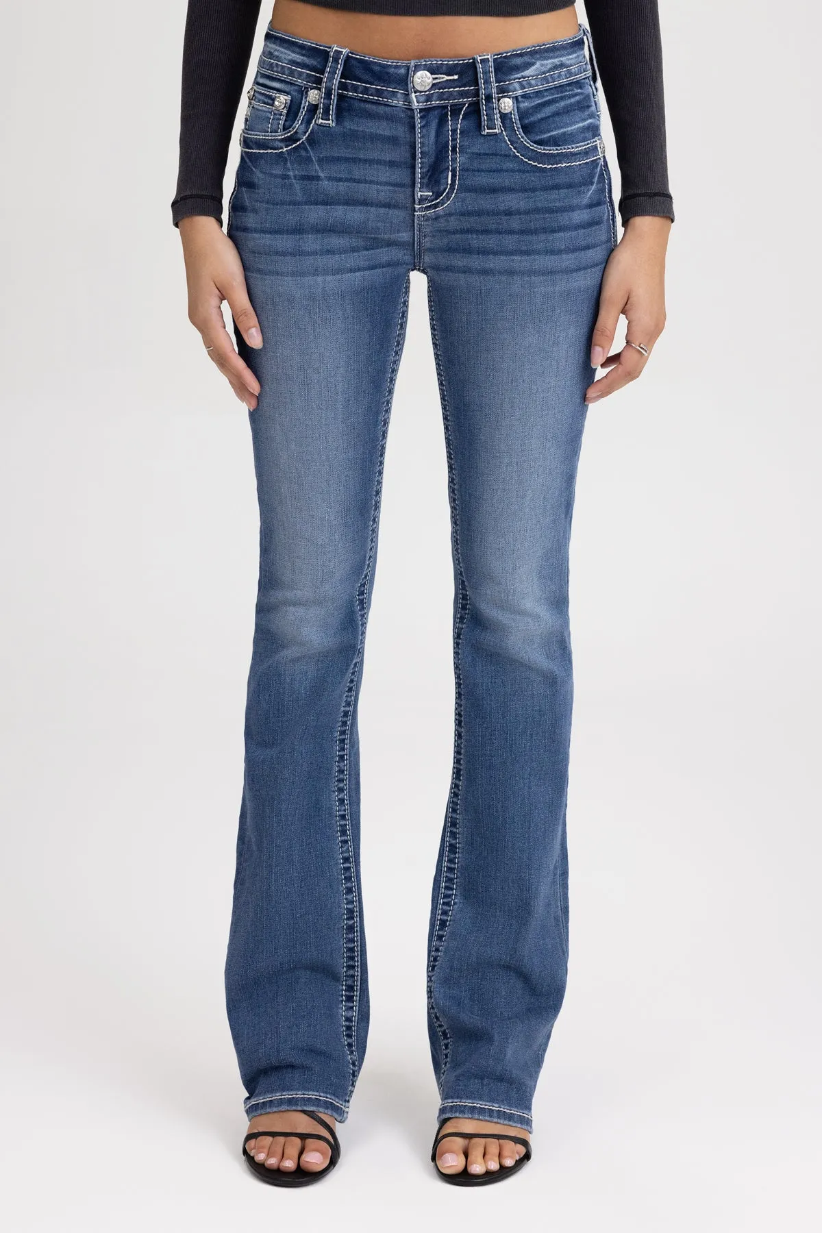 Adley Cross Bootcut Jeans sold by Miss Me product image thumbnail 3