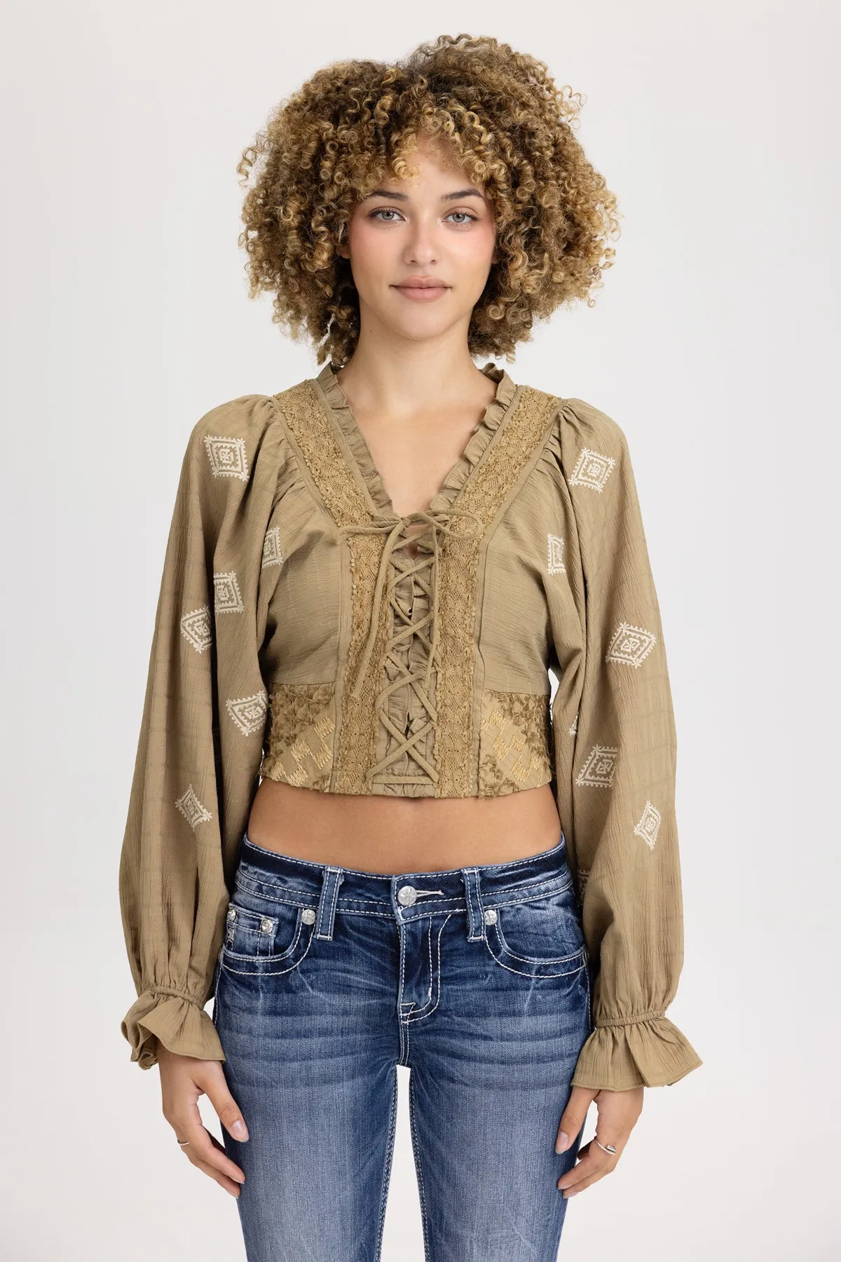 Claudia Boho Blouse sold by Miss Me