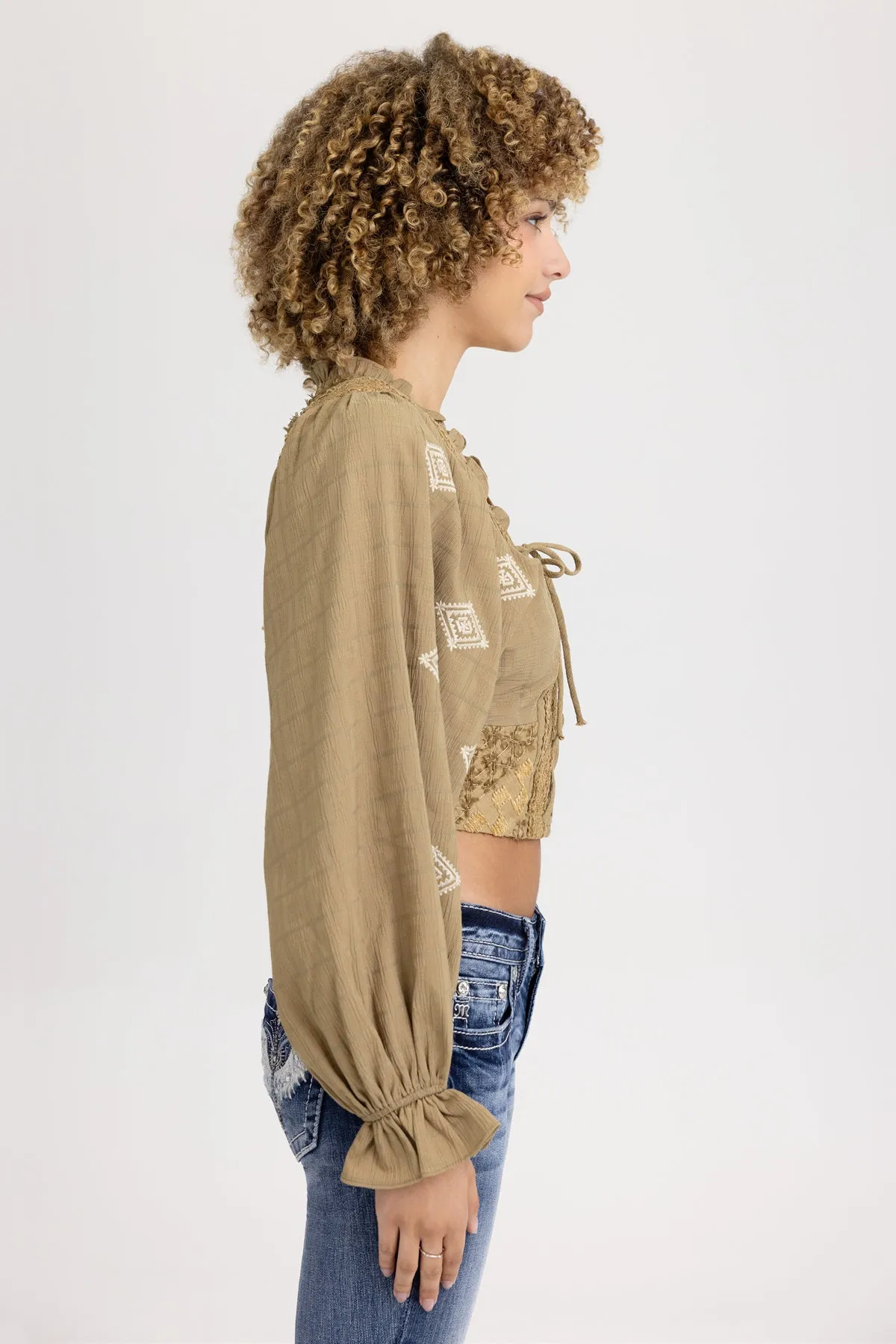 Claudia Boho Blouse sold by Miss Me product image thumbnail 4