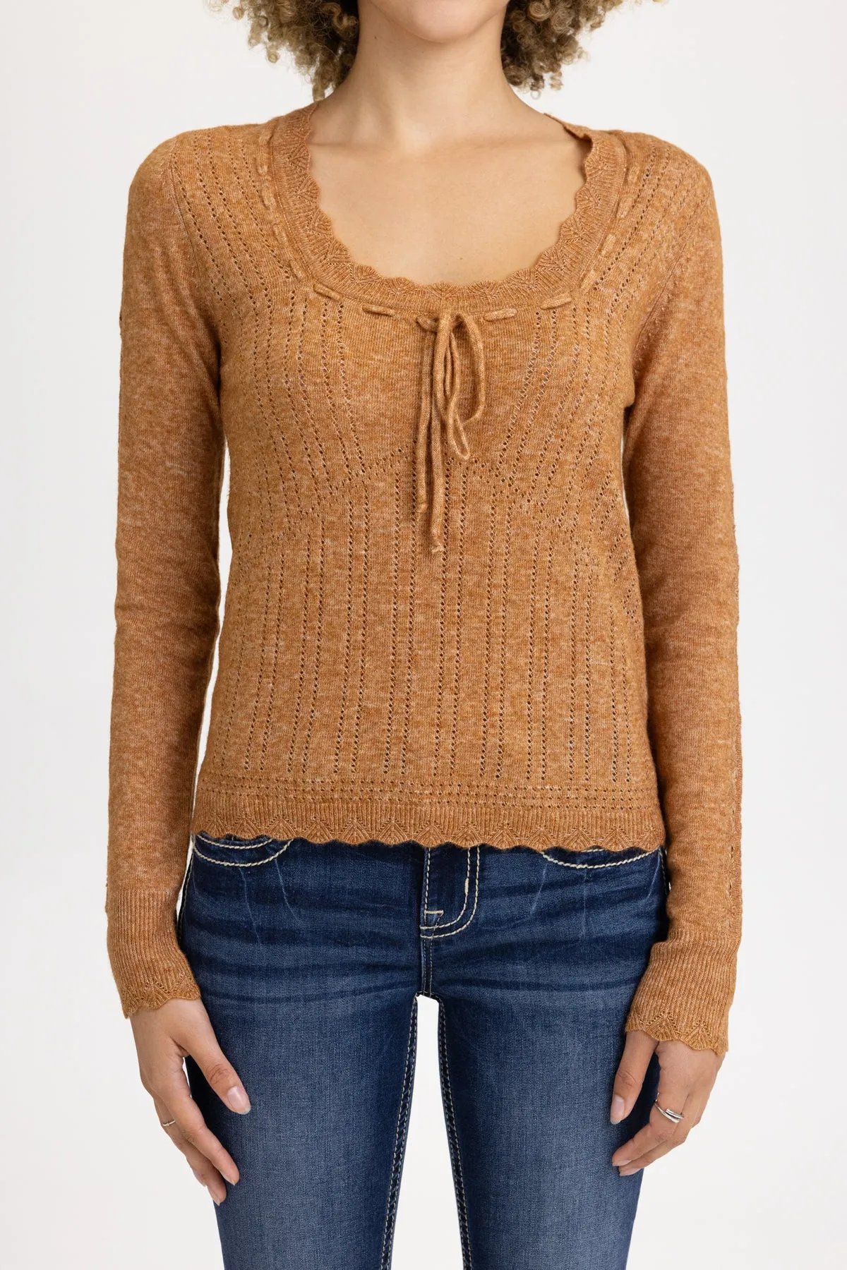 Autumn Ruffle Top sold by Miss Me product image thumbnail 5