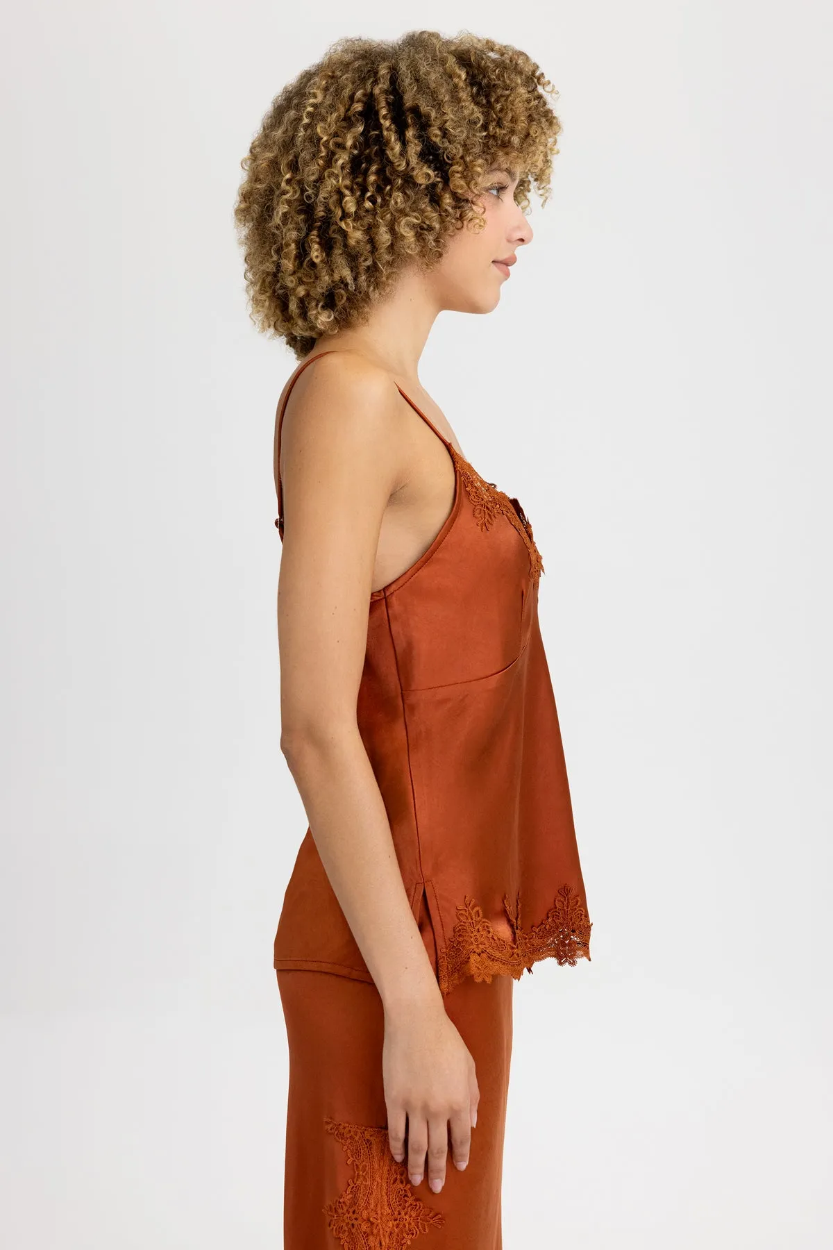 Valencia Satin Cami Top sold by Miss Me product image thumbnail 5