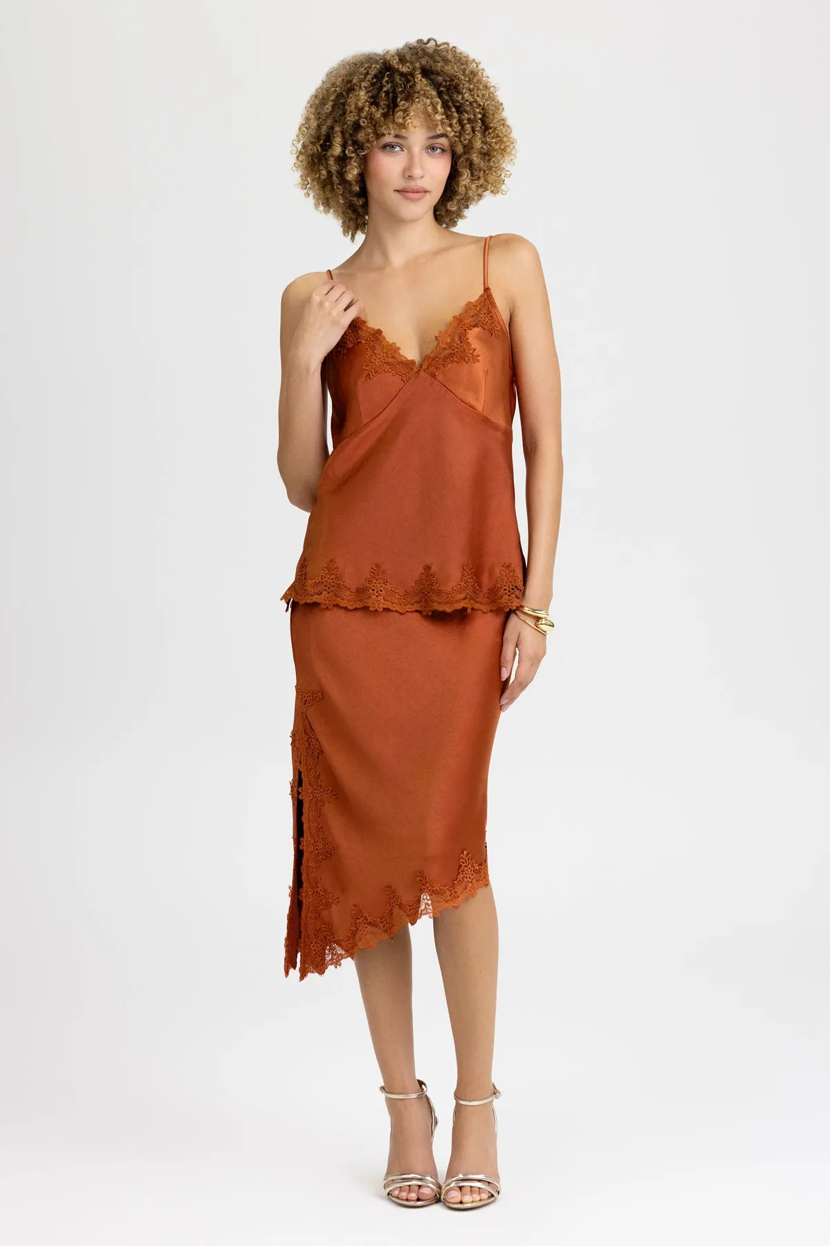 Valencia Satin Cami Top sold by Miss Me product image thumbnail 3