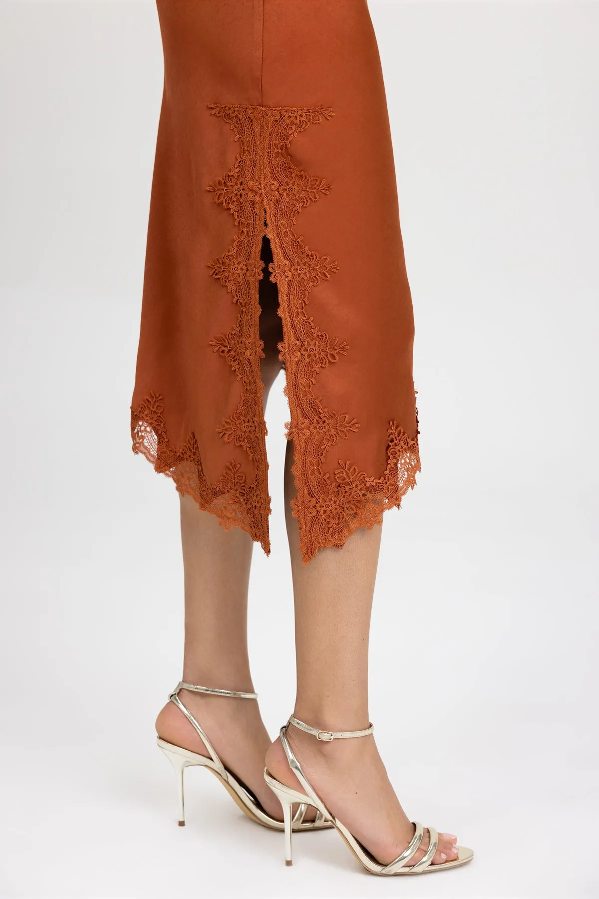 Valencia Satin Skirt sold by Miss Me product image thumbnail 2