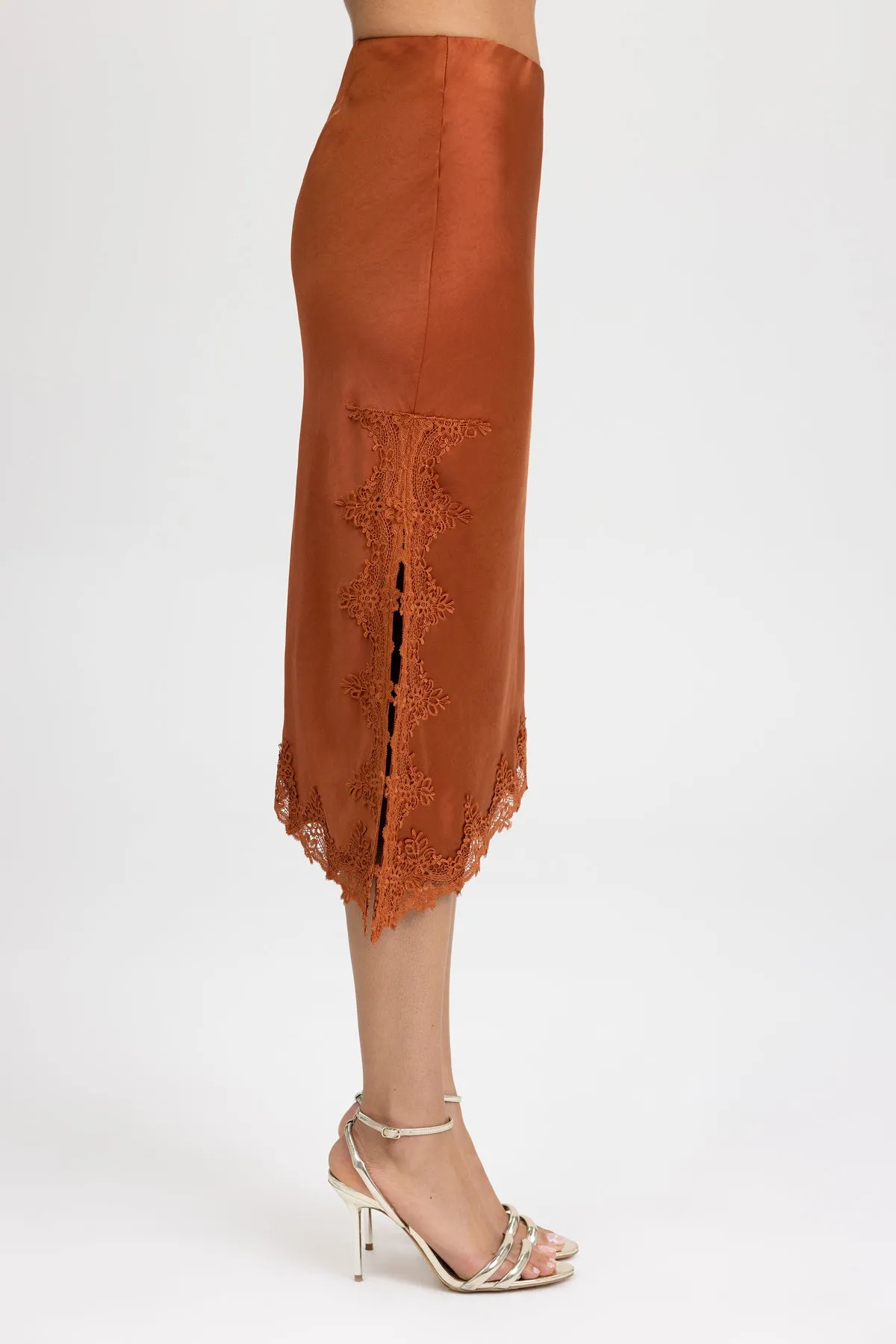 Valencia Satin Skirt sold by Miss Me product image thumbnail 5