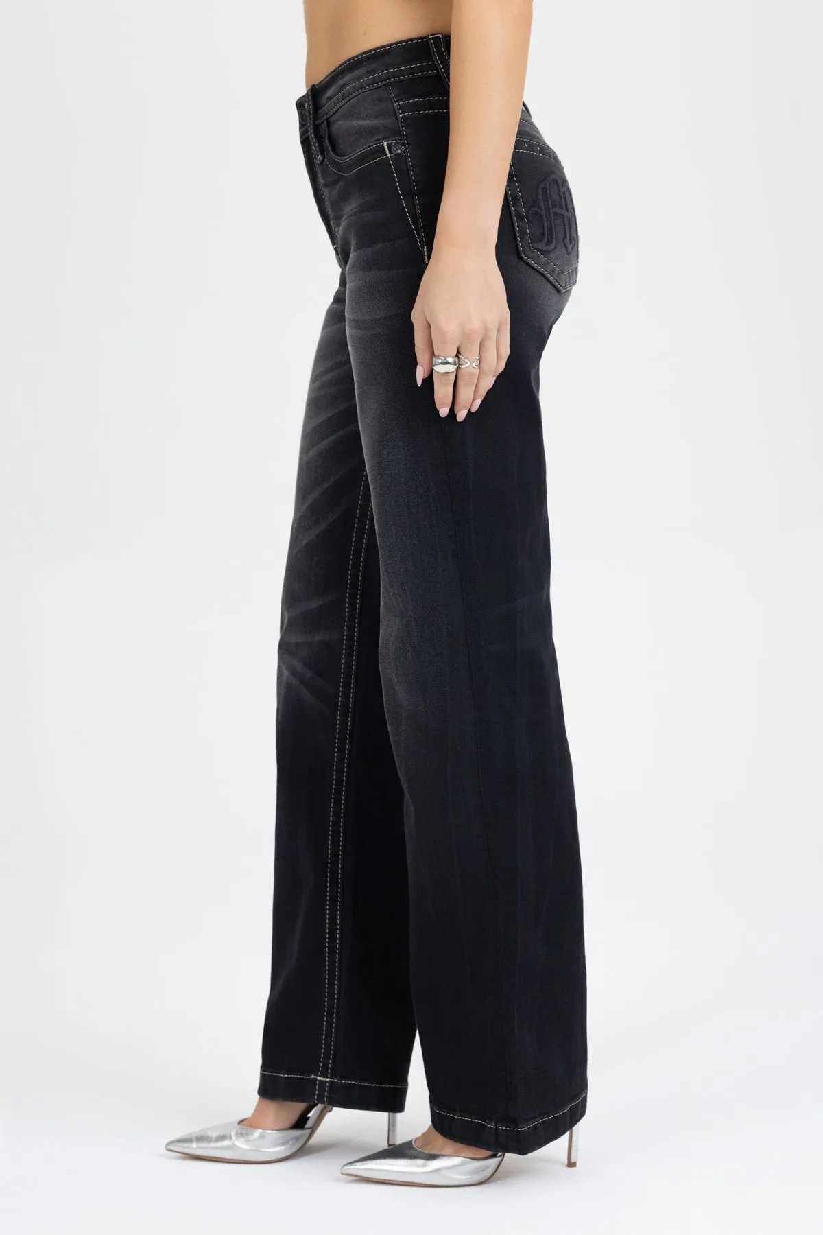 Going Rouge Slim Wide sold by Miss Me product image thumbnail 4