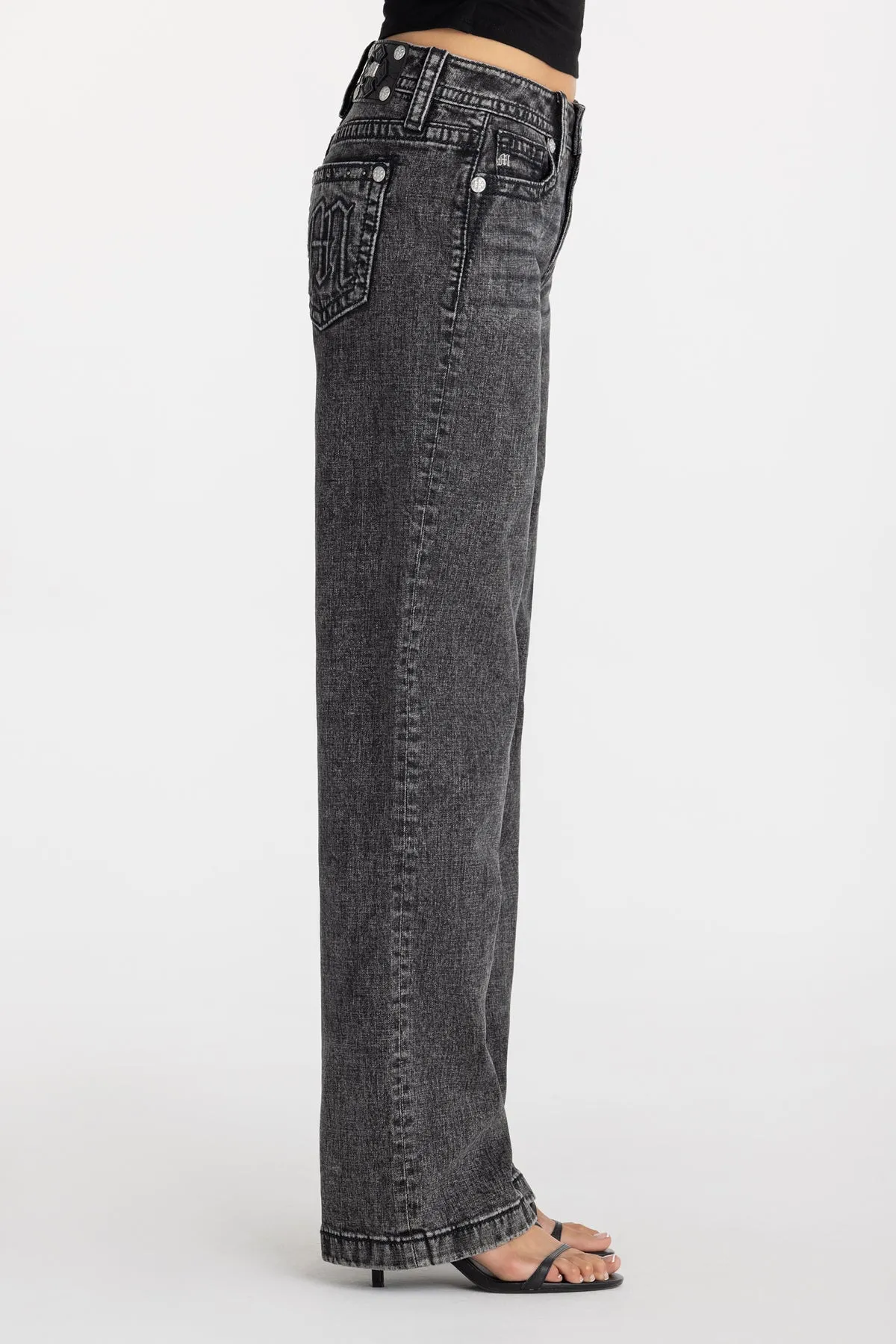 Going Rouge Slim Wide sold by Miss Me product image thumbnail 3