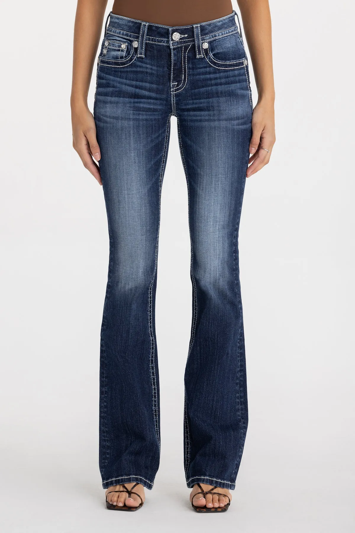 Clover Longhorn Bootcut Jeans sold by Miss Me product image thumbnail 3