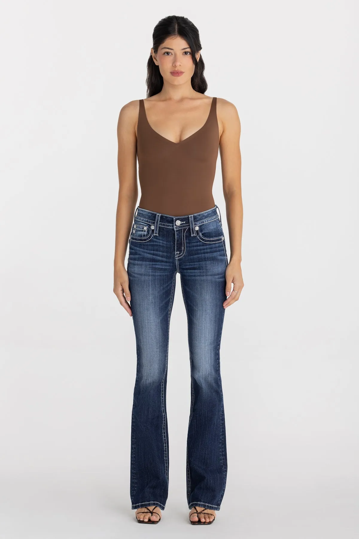 Clover Longhorn Bootcut Jeans sold by Miss Me product image thumbnail 2