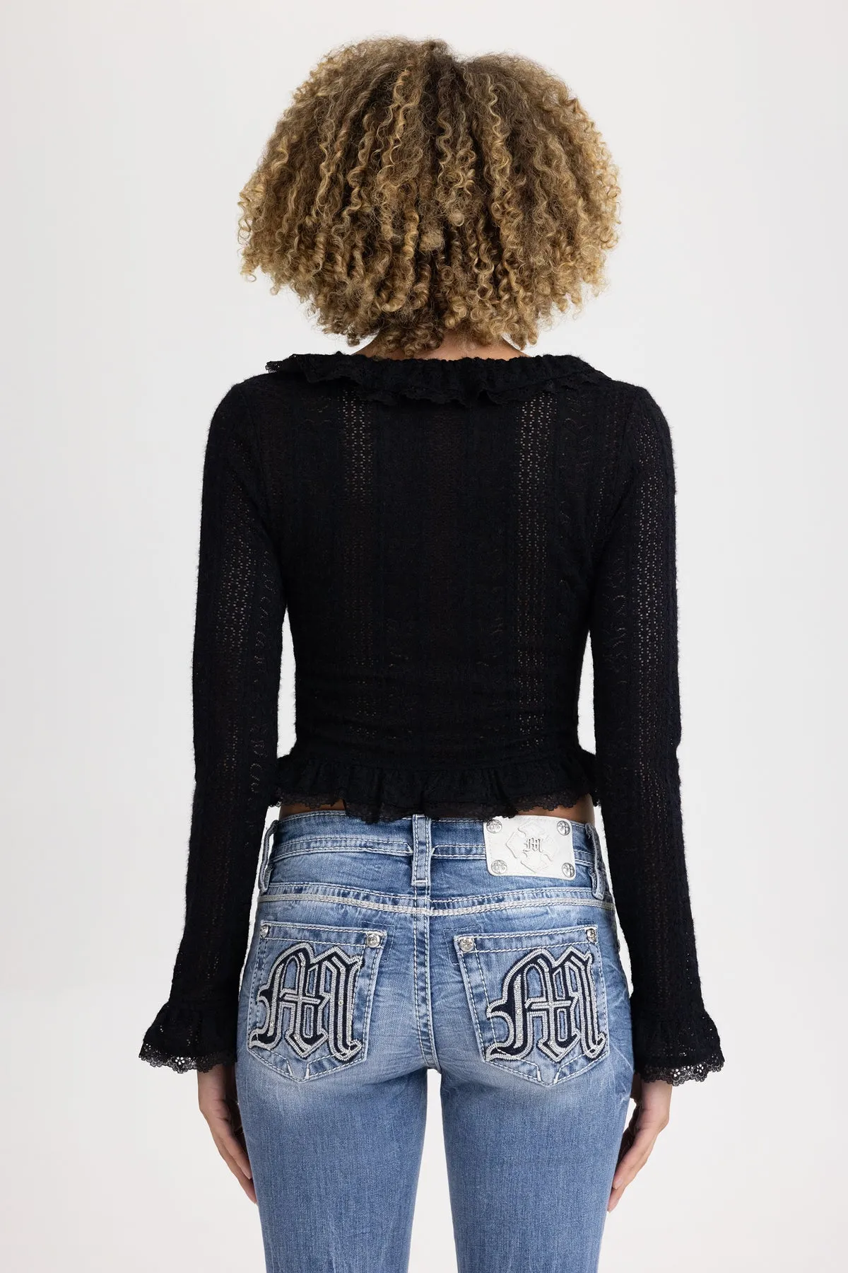 Amber Ruffle Top sold by Miss Me product image thumbnail 3