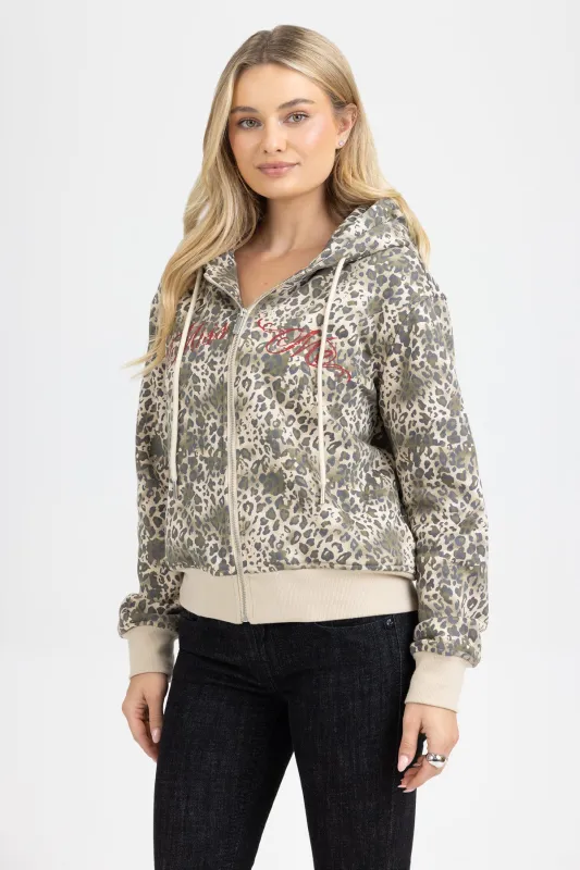 Natasha Double Hoodie Jacket sold by Miss Me