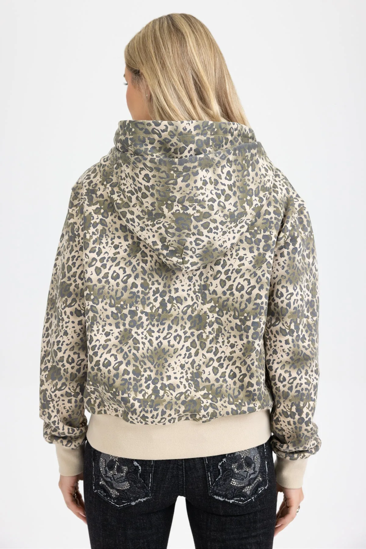 Natasha Double Hoodie Jacket sold by Miss Me product image thumbnail 5