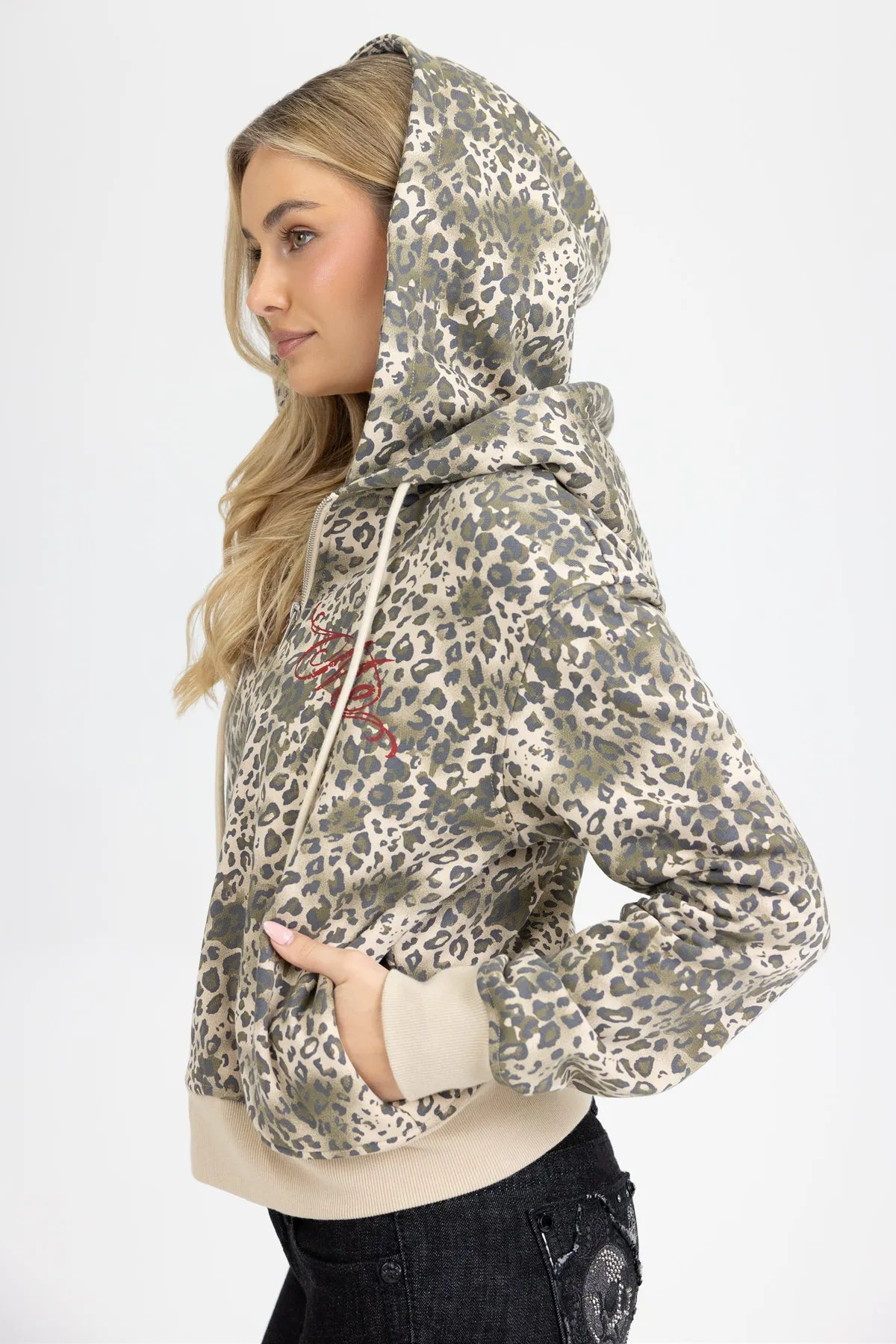 Natasha Double Hoodie Jacket sold by Miss Me product image thumbnail 2