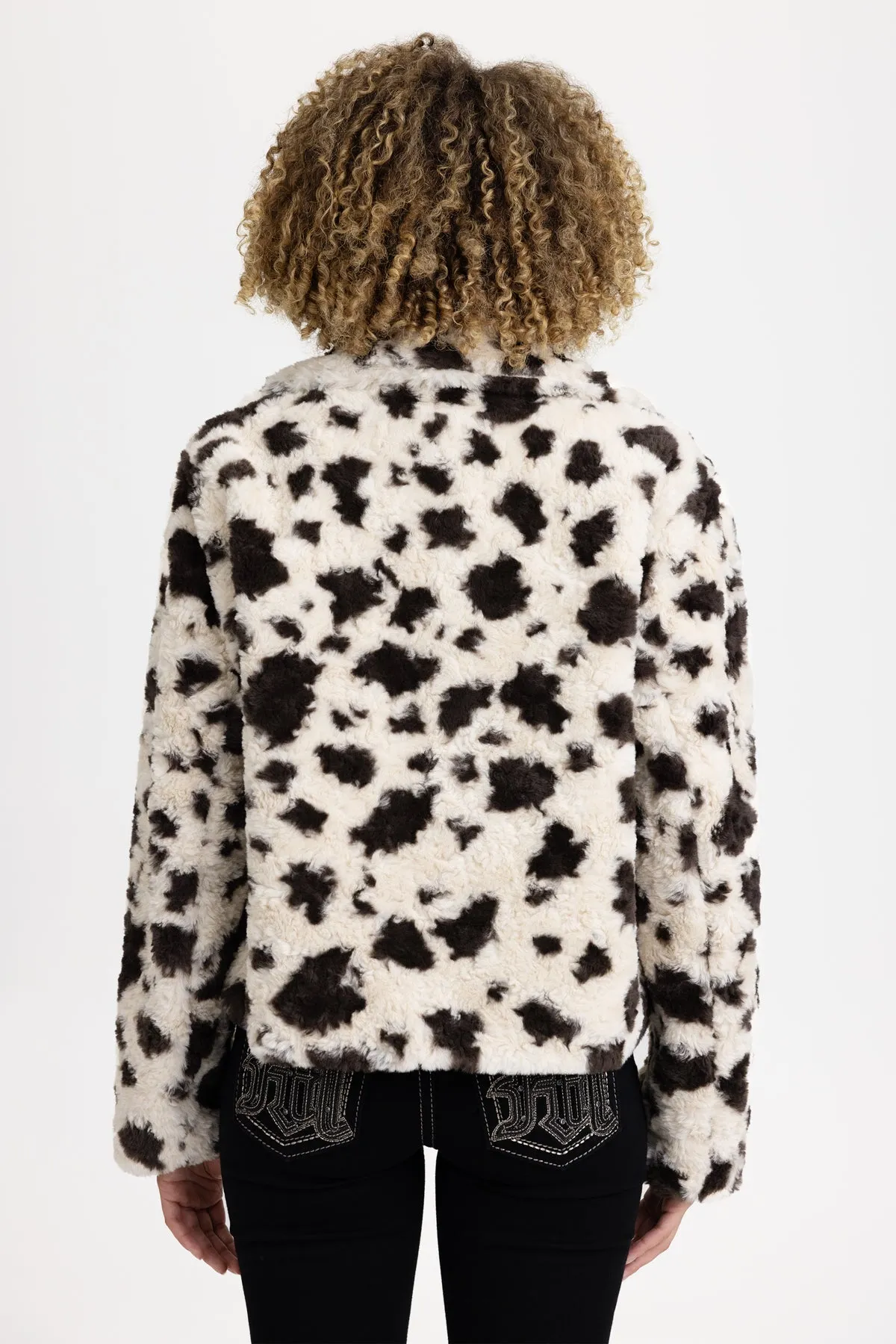 Soprano Cow Print Jacket sold by Miss Me product image thumbnail 5