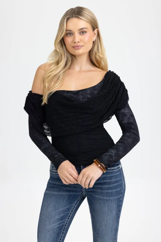 Frida Lace Top sold by Miss Me