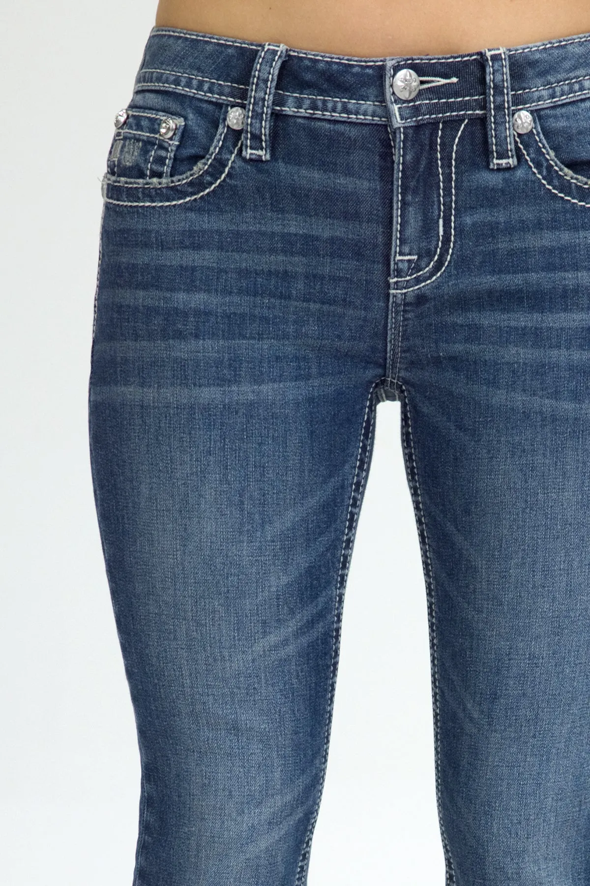 Angelisa Cross Bootcut Jeans sold by Miss Me product image thumbnail 4