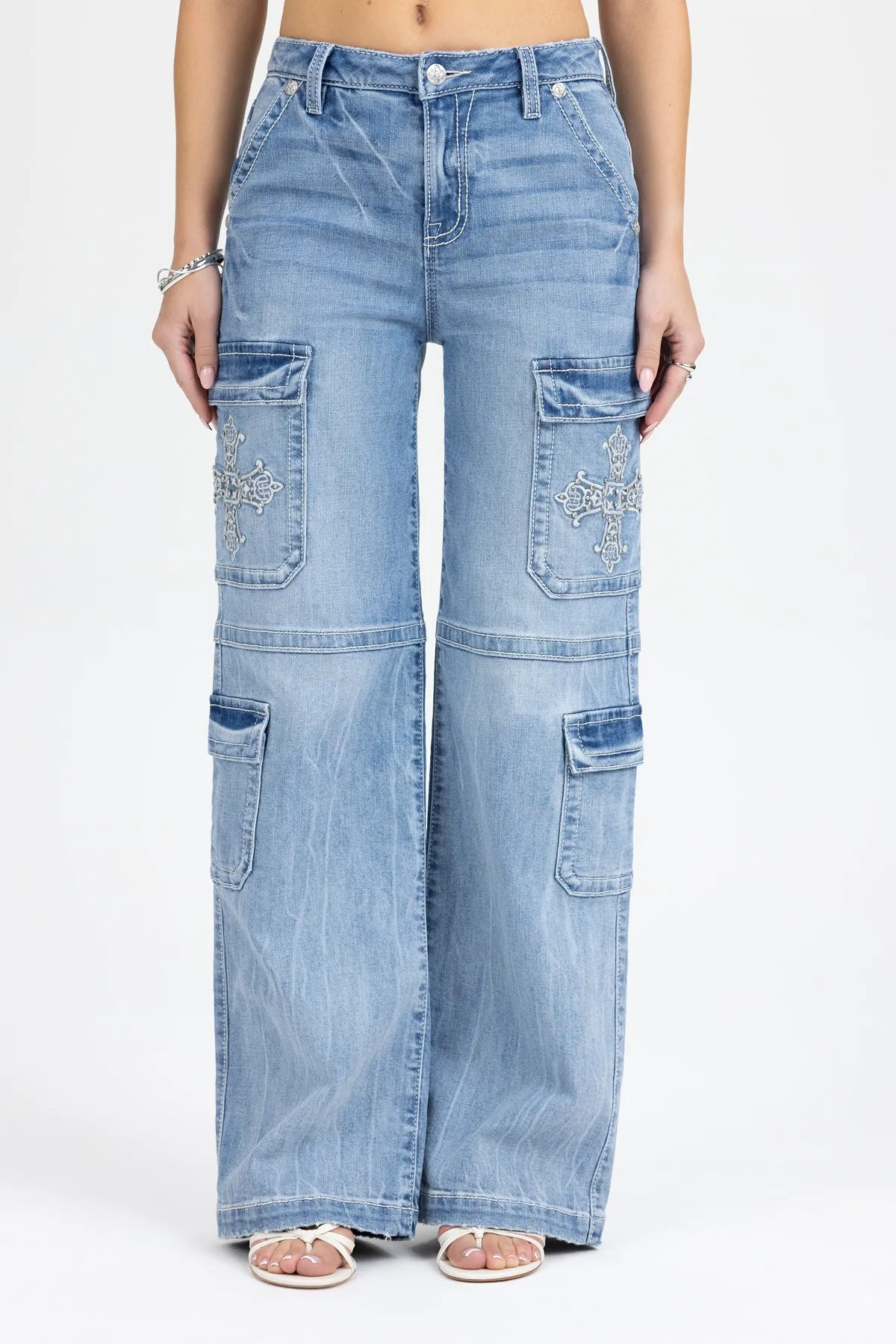 Axel Cargo Wide Leg sold by Miss Me