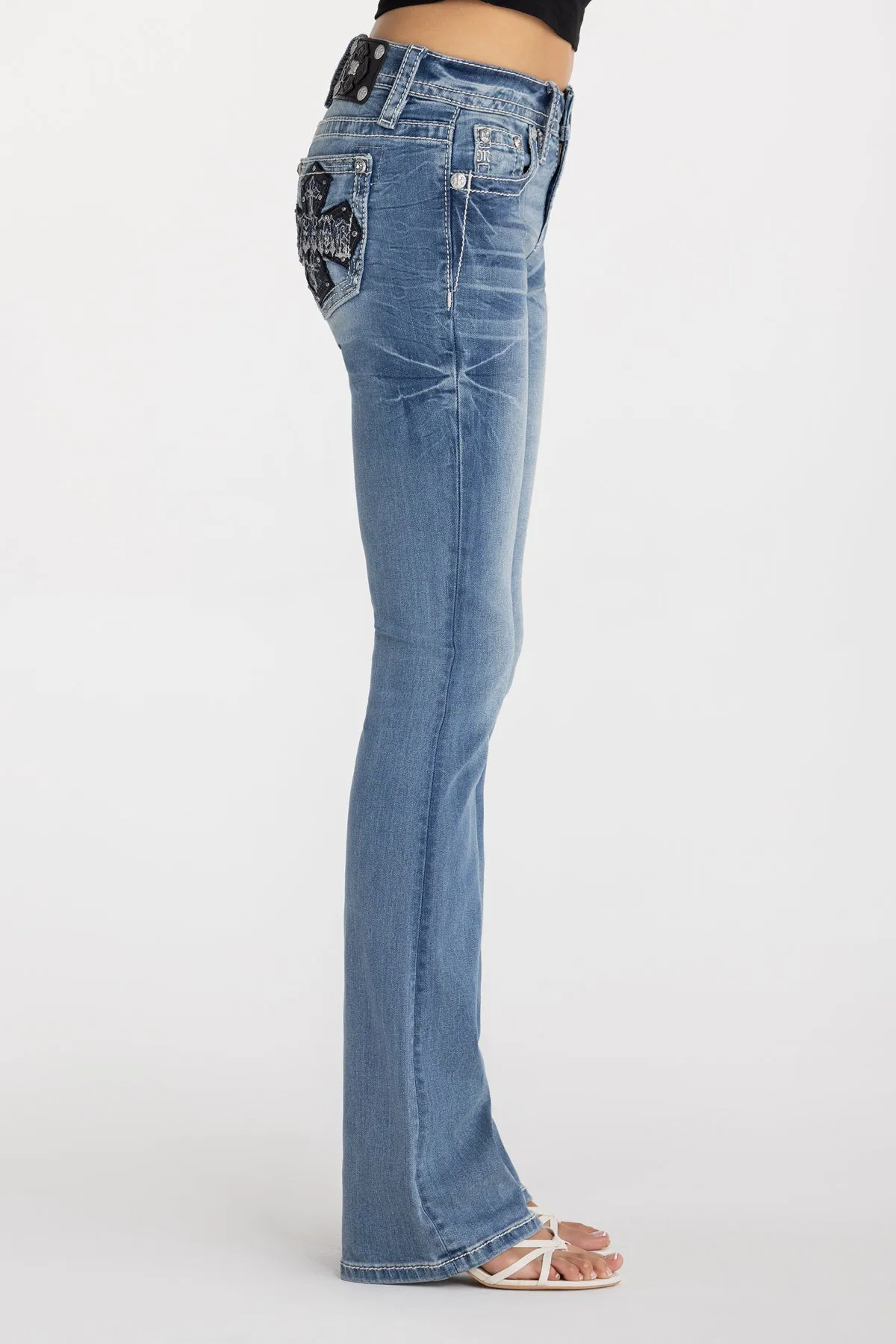 Venus Cross Bootcut Jeans sold by Miss Me product image thumbnail 5