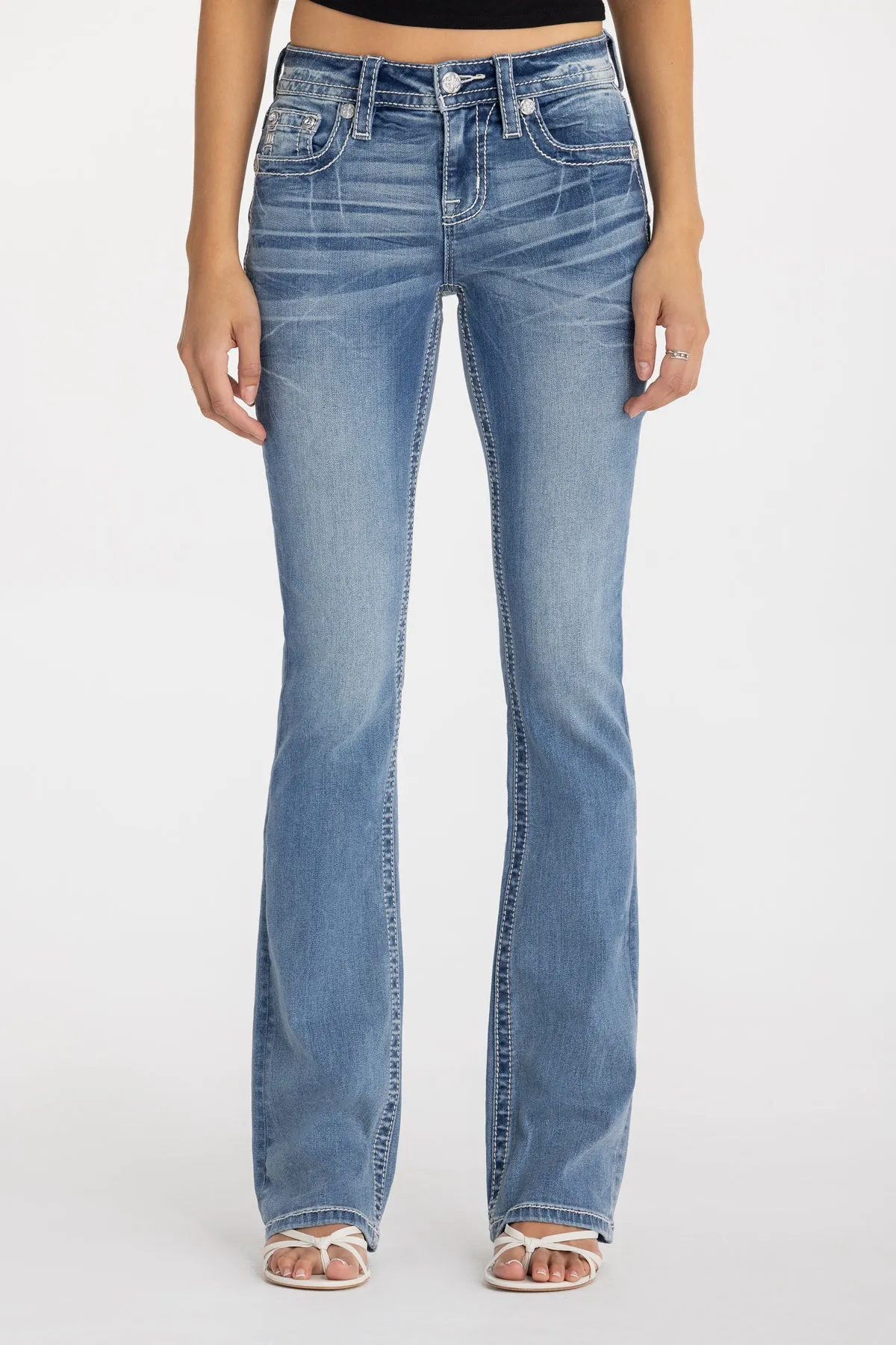 Venus Cross Bootcut Jeans sold by Miss Me product image thumbnail 3