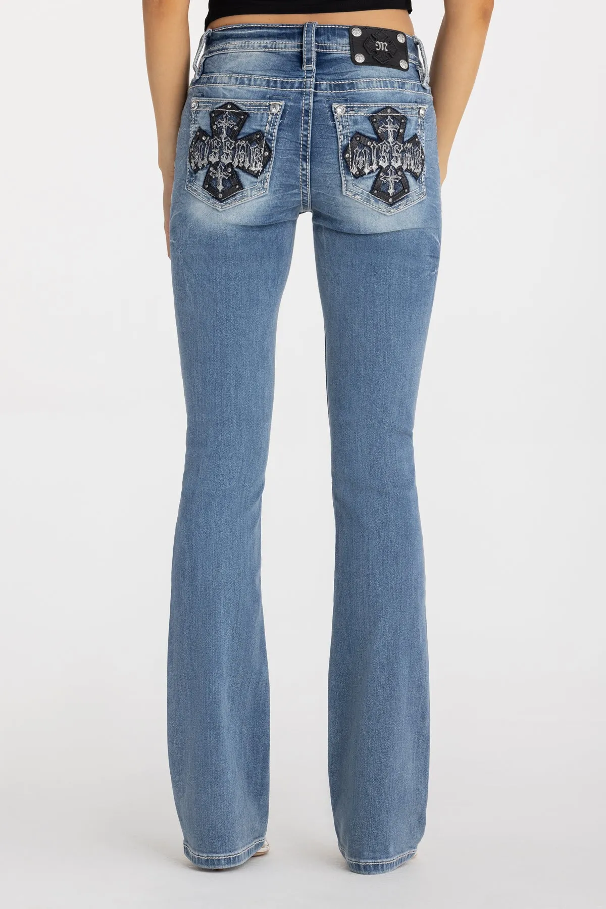 Venus Cross Bootcut Jeans sold by Miss Me