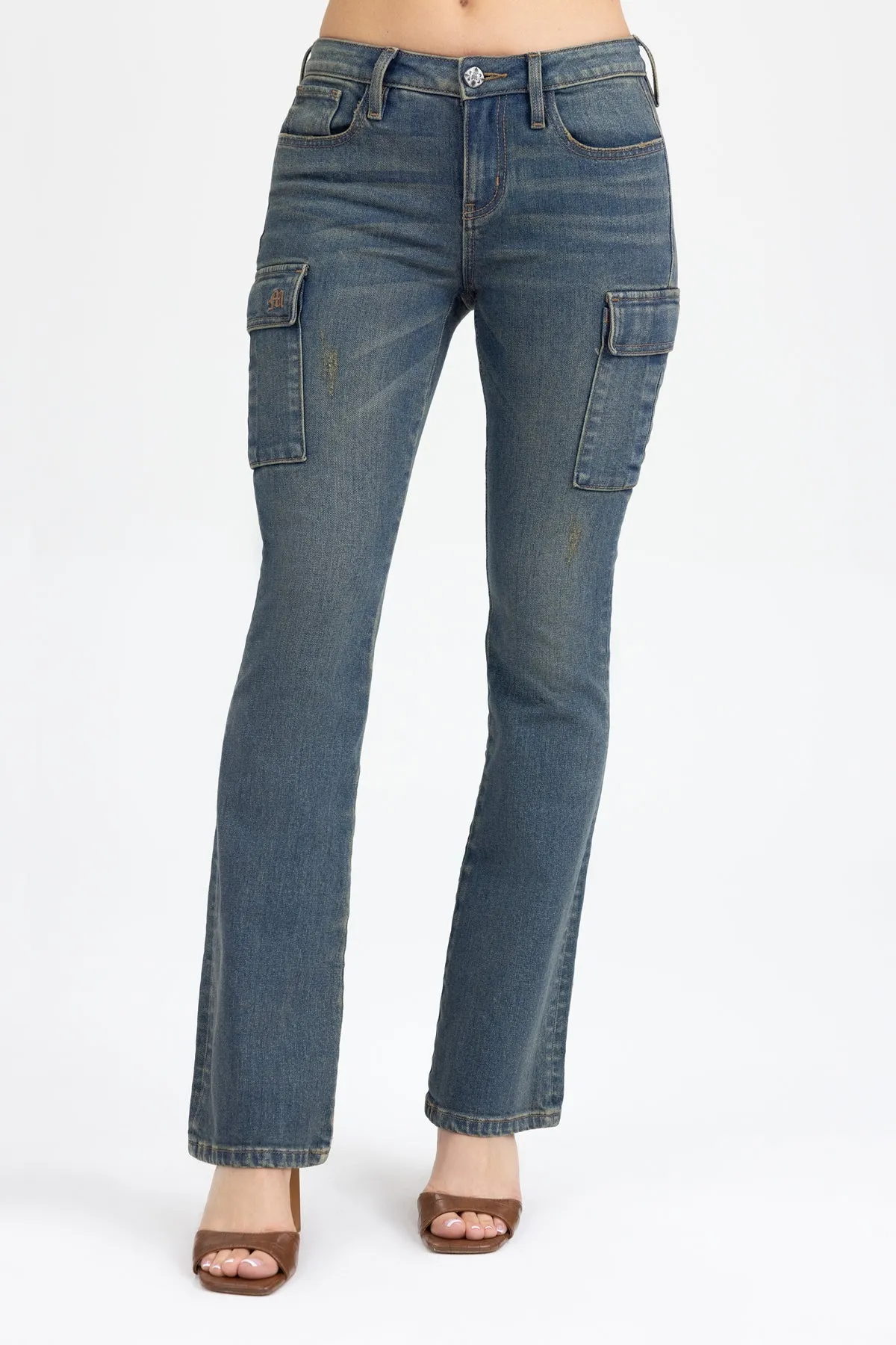 Blaine Cargo Bootcut Jeans sold by Miss Me product image thumbnail 2