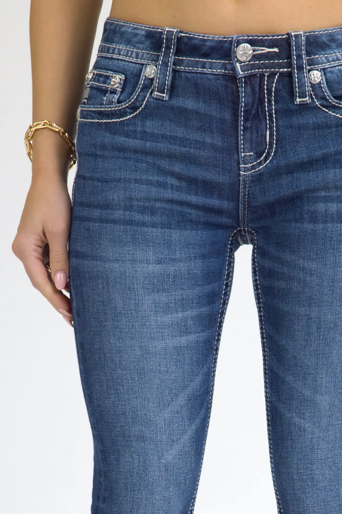 Venna Cross Bootcut Jeans sold by Miss Me product image thumbnail 4