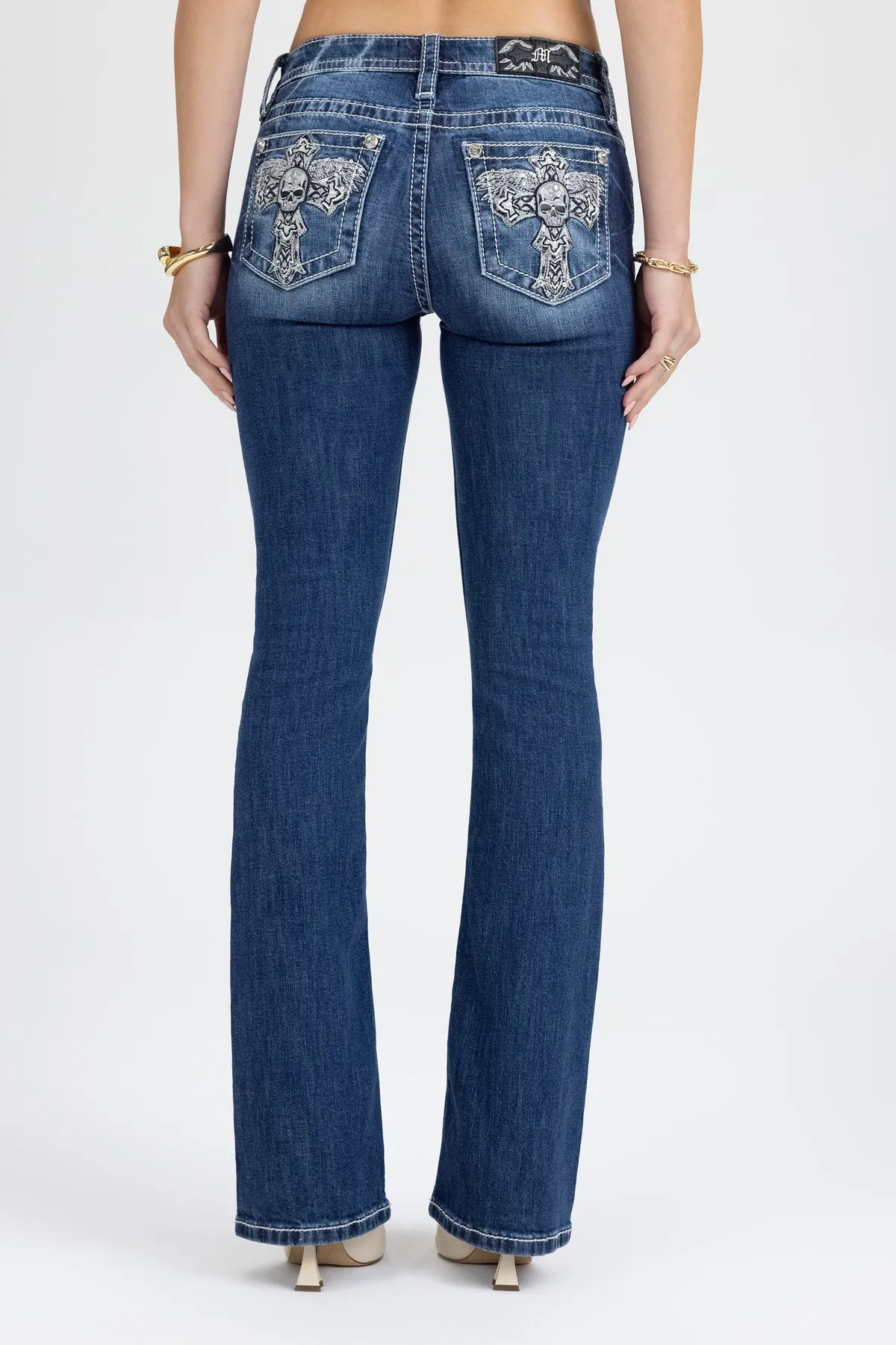 Venna Cross Bootcut Jeans sold by Miss Me