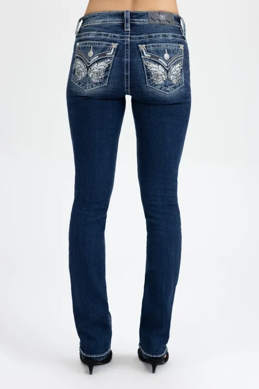Riyon Wings Straight Jeans sold by Miss Me