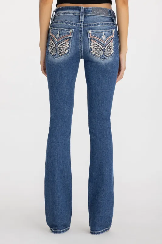Hillary Wings Bootcut Jeans sold by Miss Me