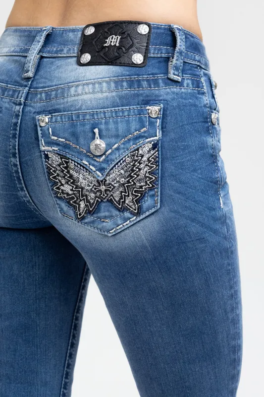 Ariana Wings Bootcut Jeans sold by Miss Me