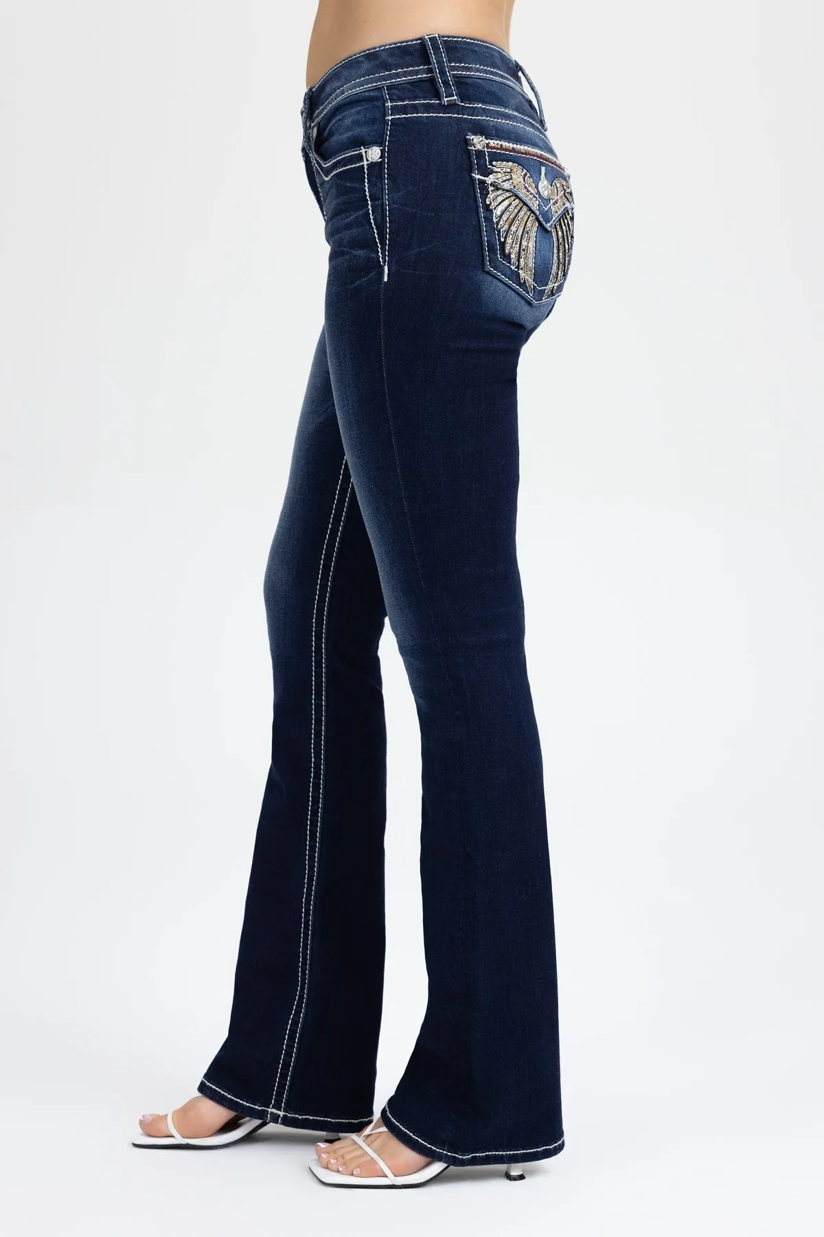 Arella Wings Bootcut Jeans sold by Miss Me product image thumbnail 4