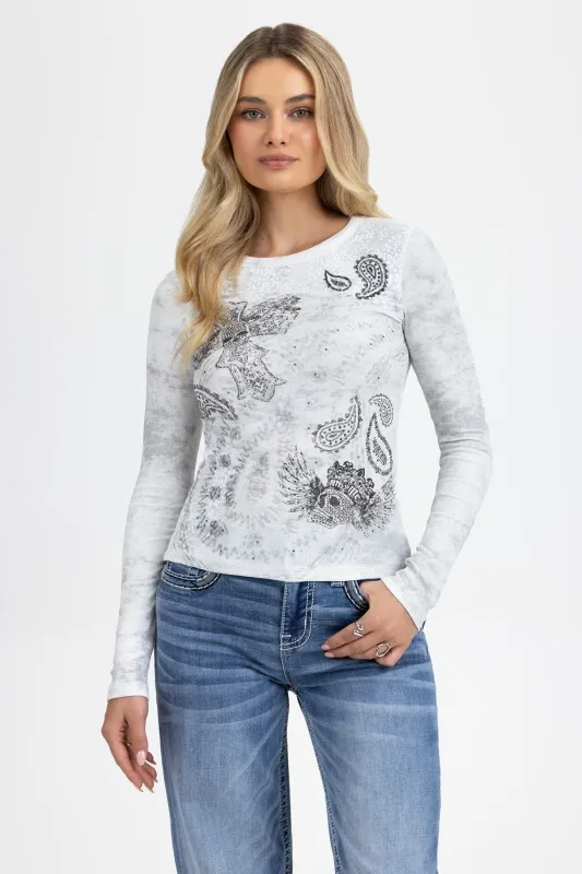 Lux Ribbed Top sold by Miss Me