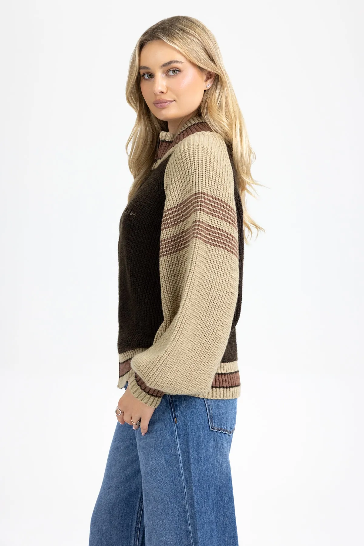 Faye Varsity Pullover sold by Miss Me product image thumbnail 3