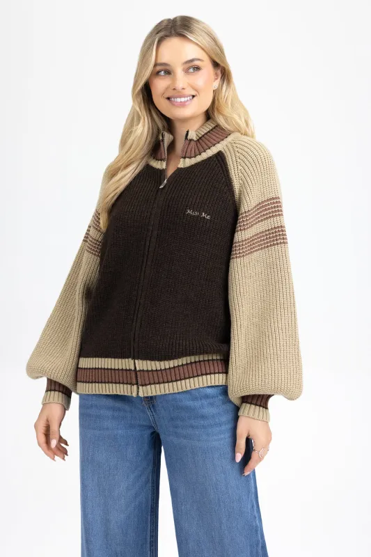 Faye Varsity Pullover sold by Miss Me