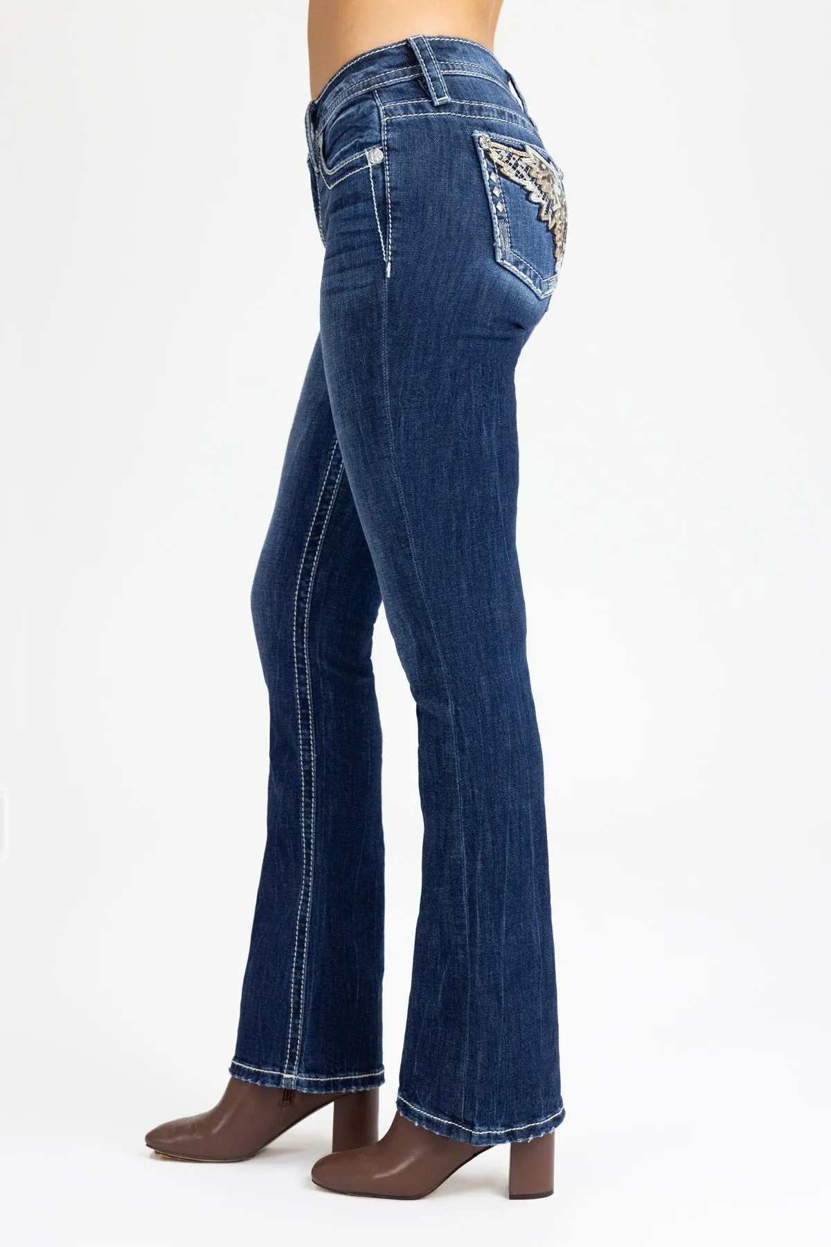 Zaya Wings Bootcut Jeans sold by Miss Me product image thumbnail 5