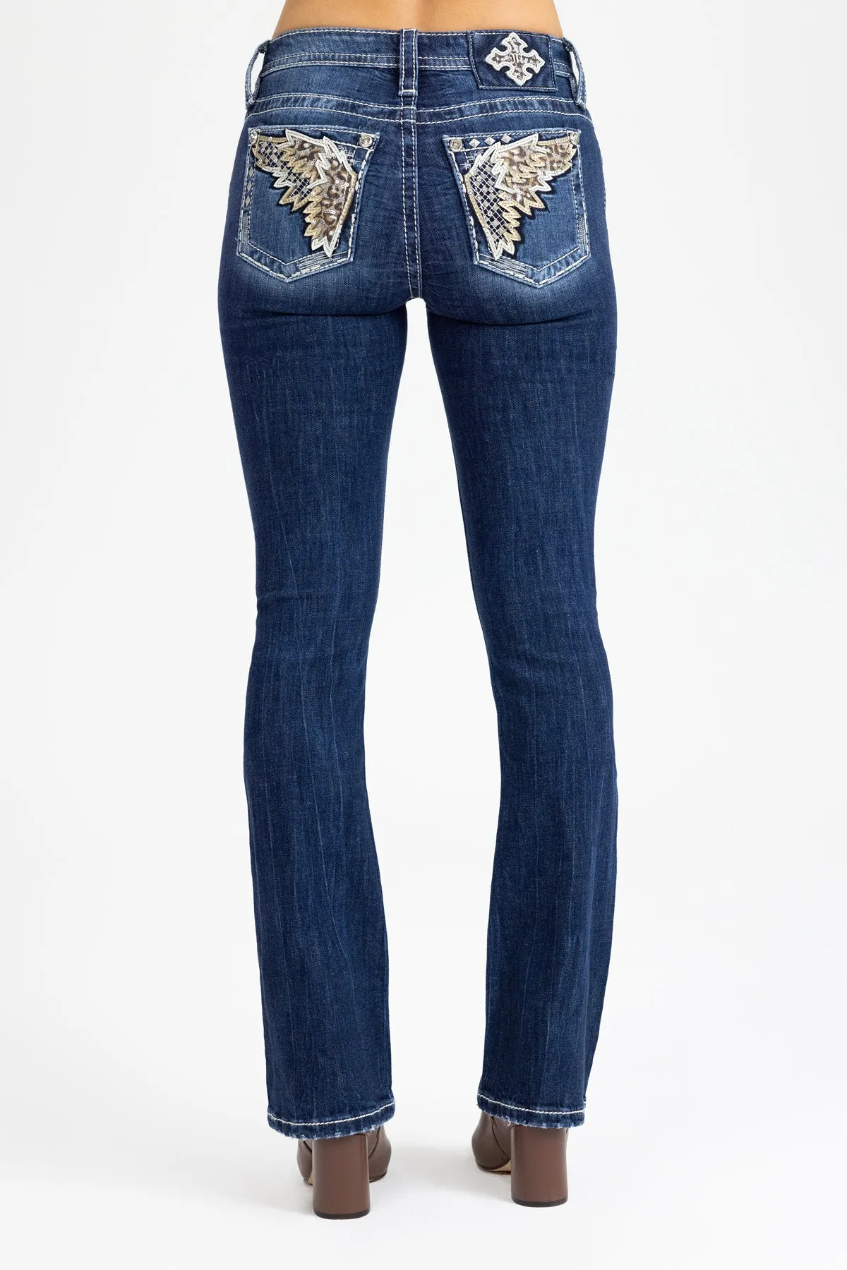Zaya Wings Bootcut Jeans sold by Miss Me