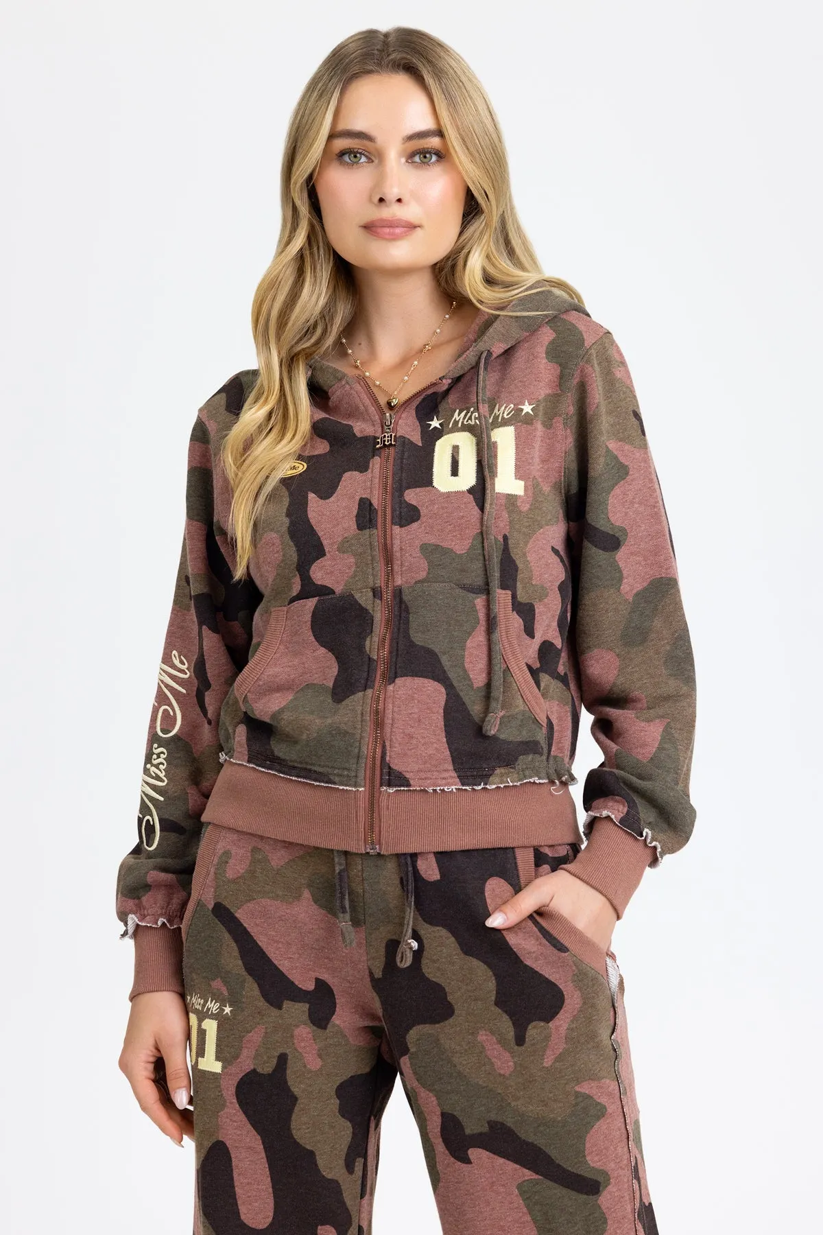 Scottie Camo Jacket sold by Miss Me