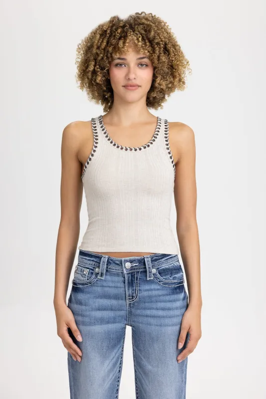 Sarai Knit Tank made by Miss Me