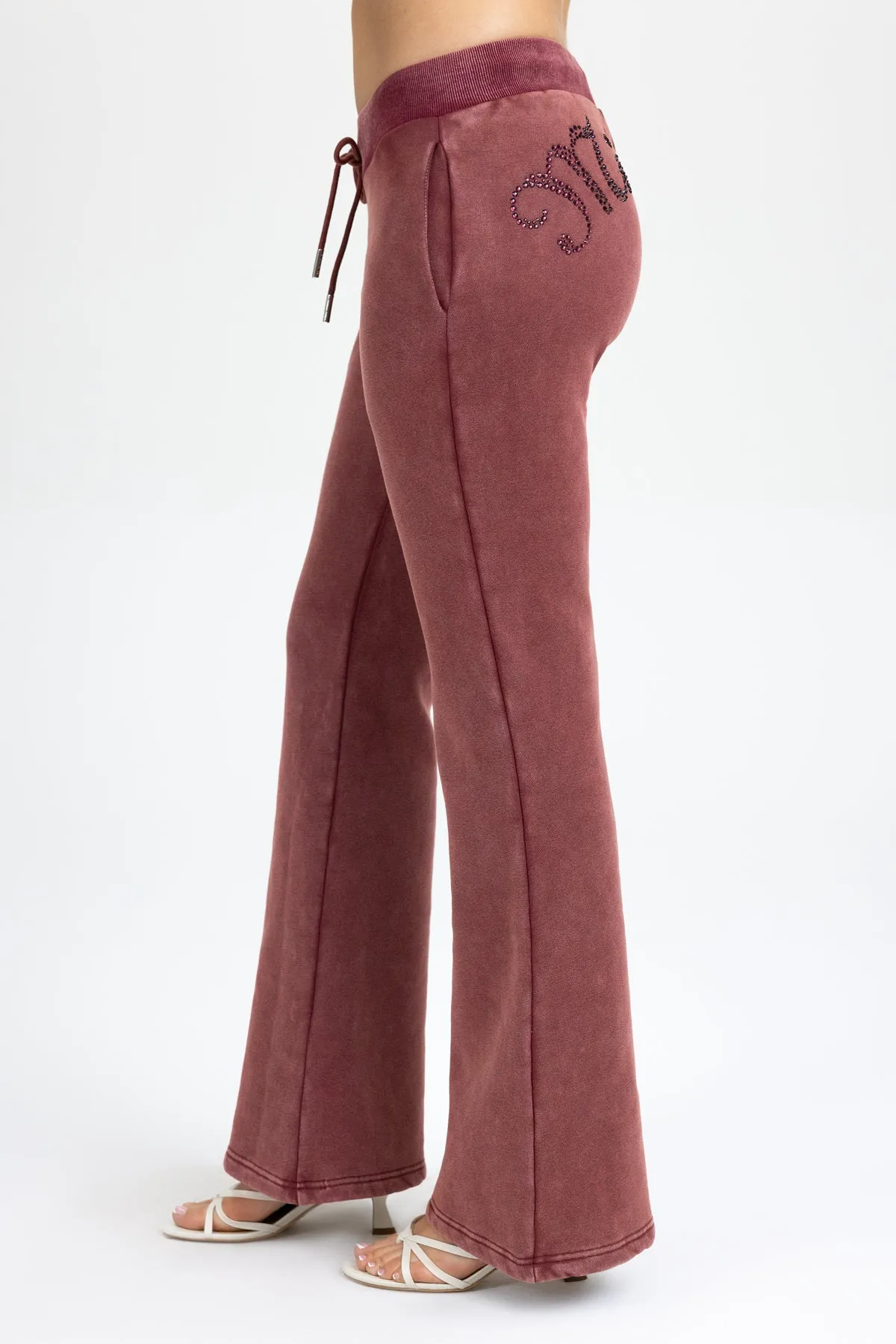 Loves It More Rhinestone Sweatpants sold by Miss Me product image thumbnail 5