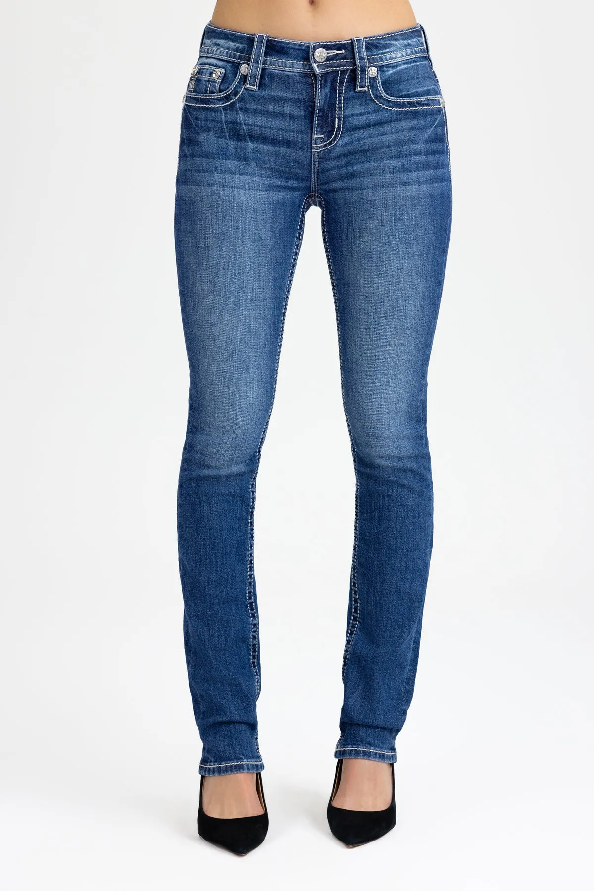 Kenna Cross Straight Jeans sold by Miss Me product image thumbnail 3