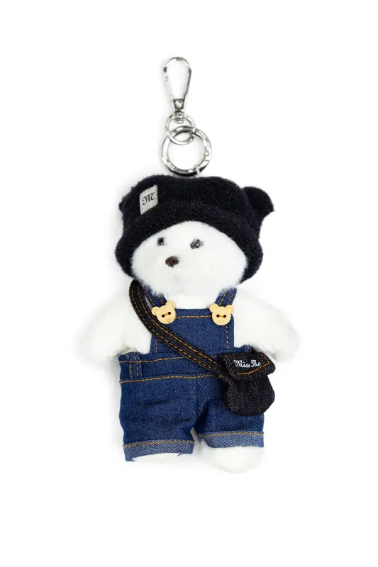 Denim Bear Keychain sold by Miss Me